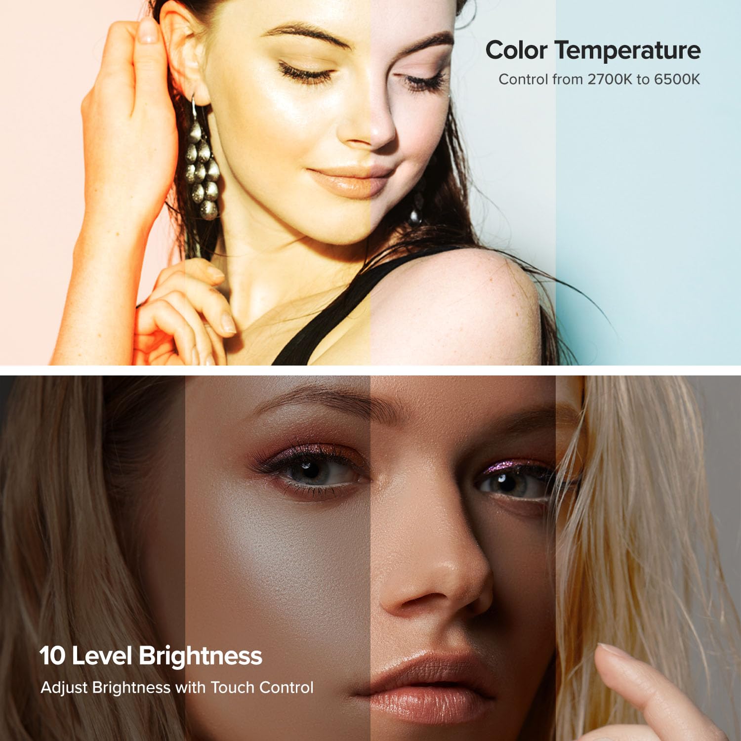 Limostudio 18 In Led Ring Light With Wireless Remote Control, Three Phone Holder, 2700 5500K Color Temperature For Vlog, Makeup,