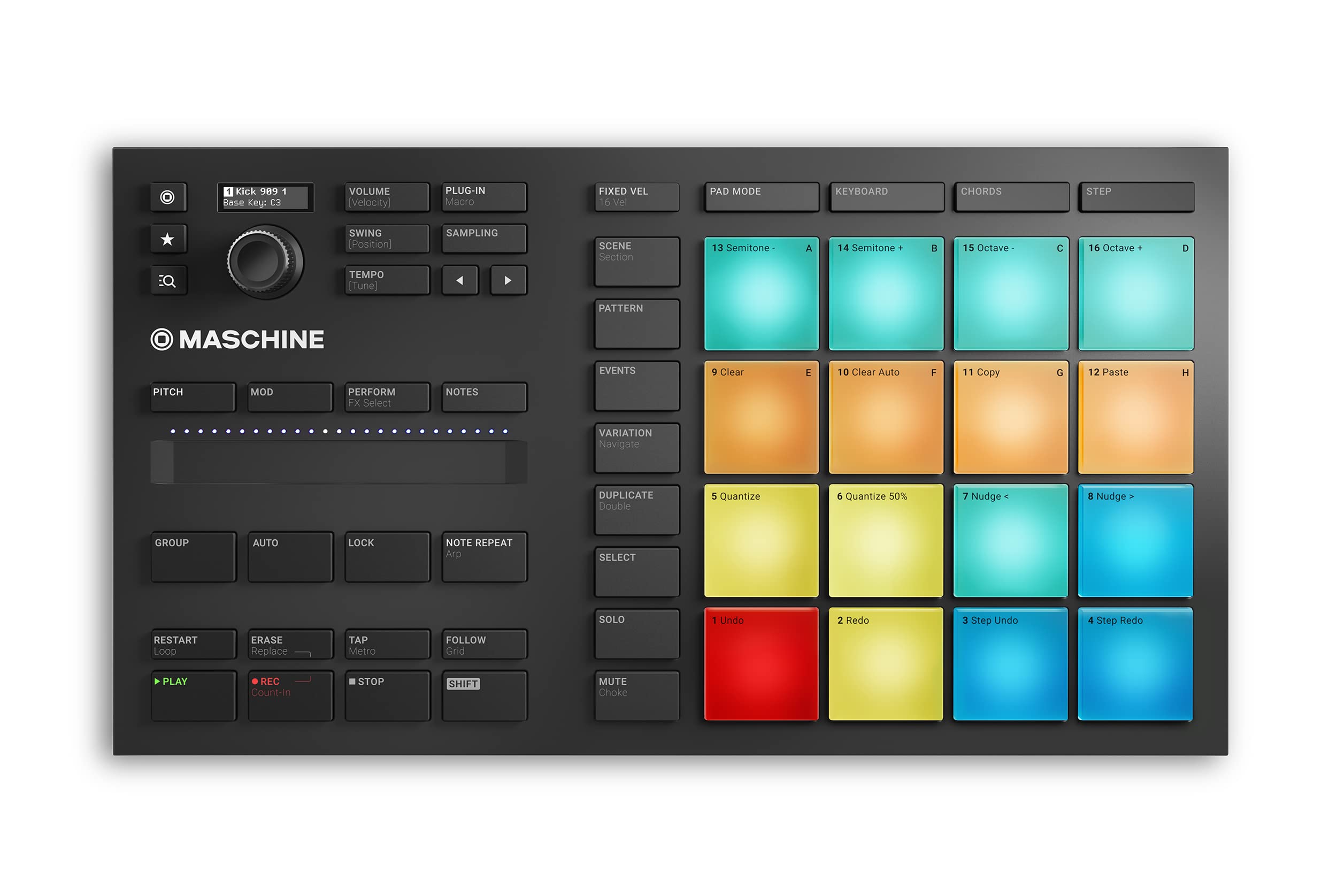 Native Instruments Maschine Mikro Mk3 Drum Controller, 25707