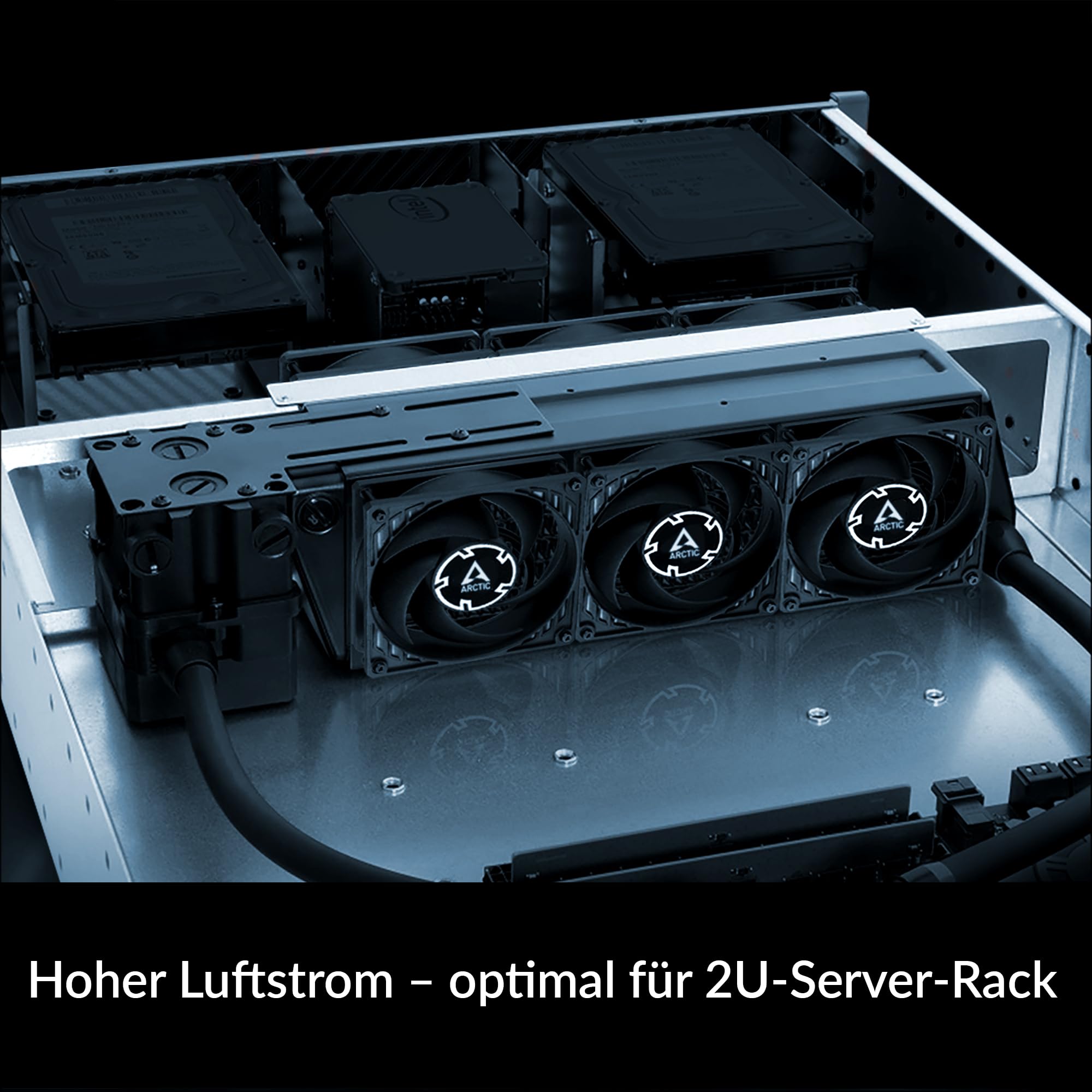 Arctic P8 Max   Pc Fan, High Performance 80Mm Case Fan, Server Fan, Pwm Controlled 500 5000 Rpm, Optimised For Static Pressure,