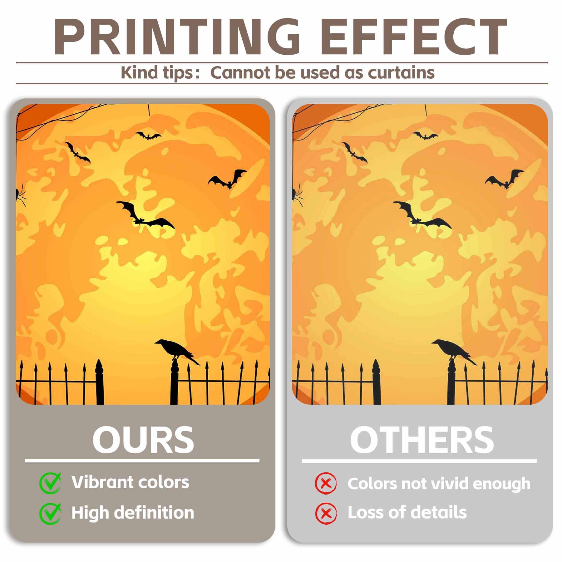 Swepuck 10X8Ft Orange Halloween Photo Backdrop For Parties Large Pumpkin Patch Moon Picture Photography Background Kids Witch Ha