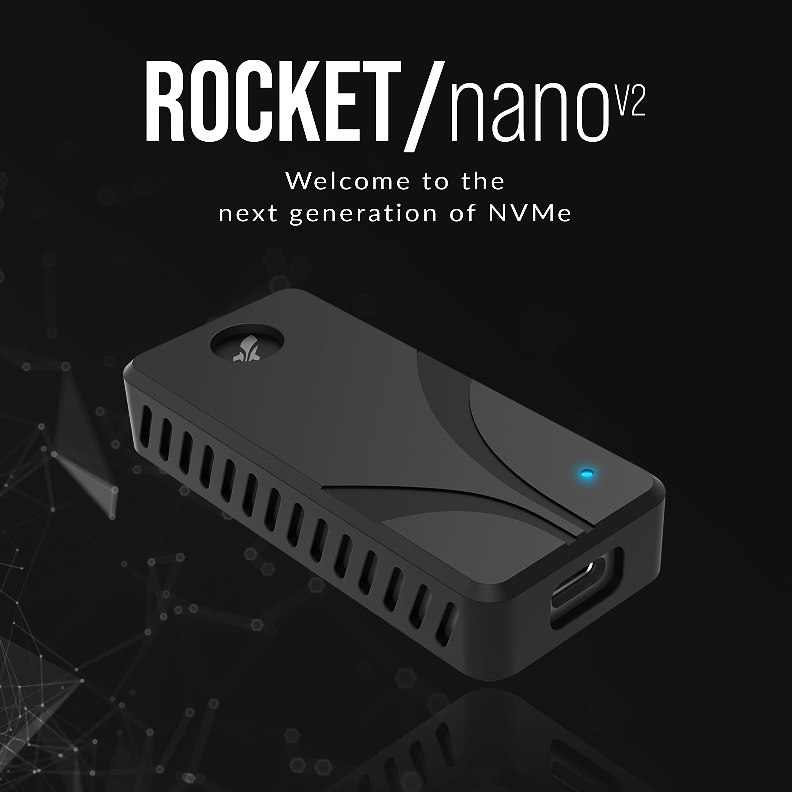 Sabrent 4Tb External Aluminum Ssd, Rocket Nano V2, Usb 3.2 Gen 2X2, 1500 Mb/S Transfer Speeds [Sb 4Tb Nav2]