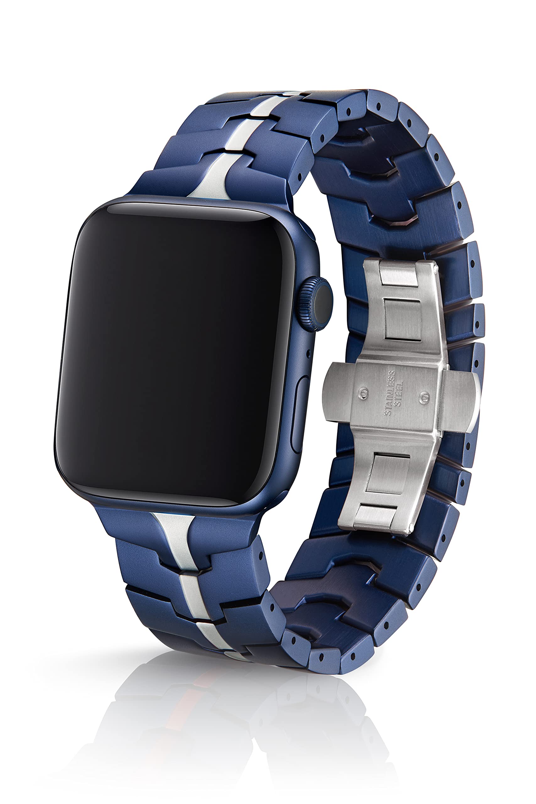 JUUK 45mm Vitero Slate Premium Watch Band Made for The Apple Watch, Using Aircraft Grade, Hard Anodized 6000 Series Aluminum wit