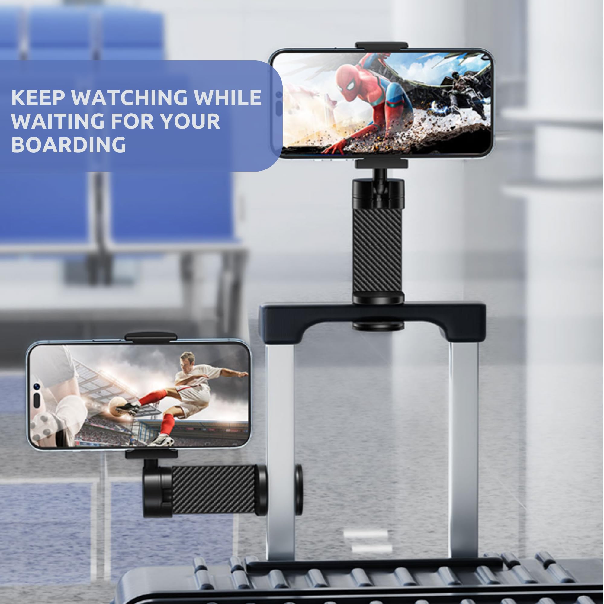 10 Pack Airplane Phone Holder For Iphone Samsung And Other Phones Travel Essentials Accessories Cruise Car Mount Cell Stand Air