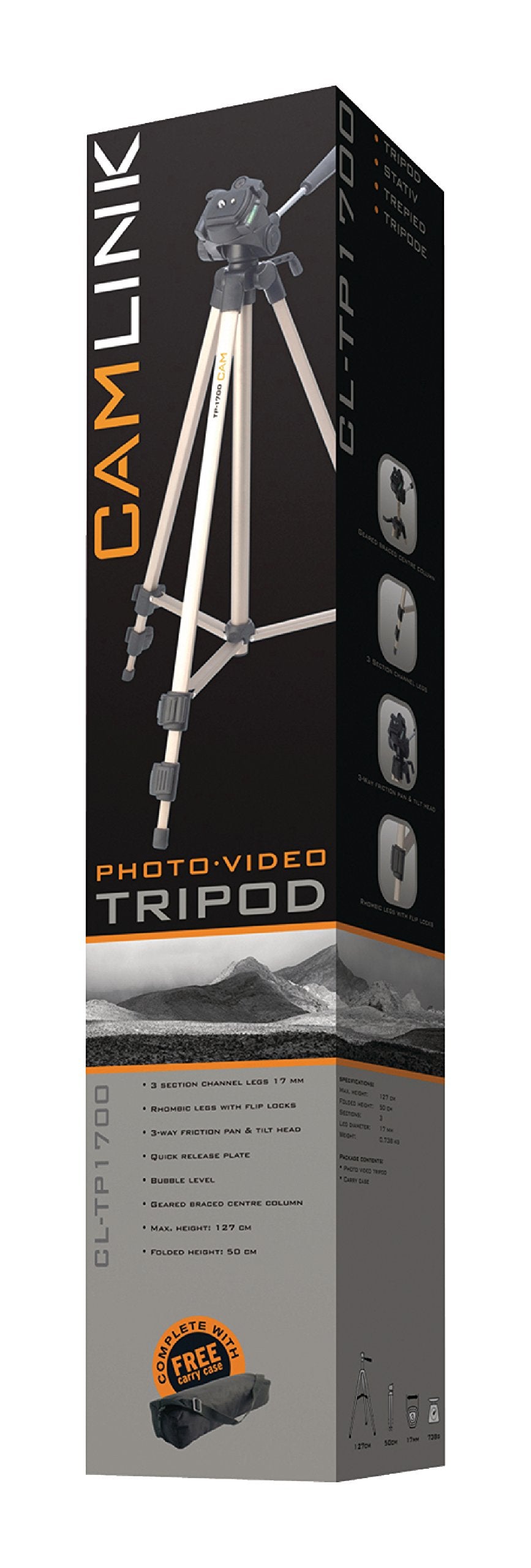 Camlink Tp1700 Camera Camcorder Tripod
