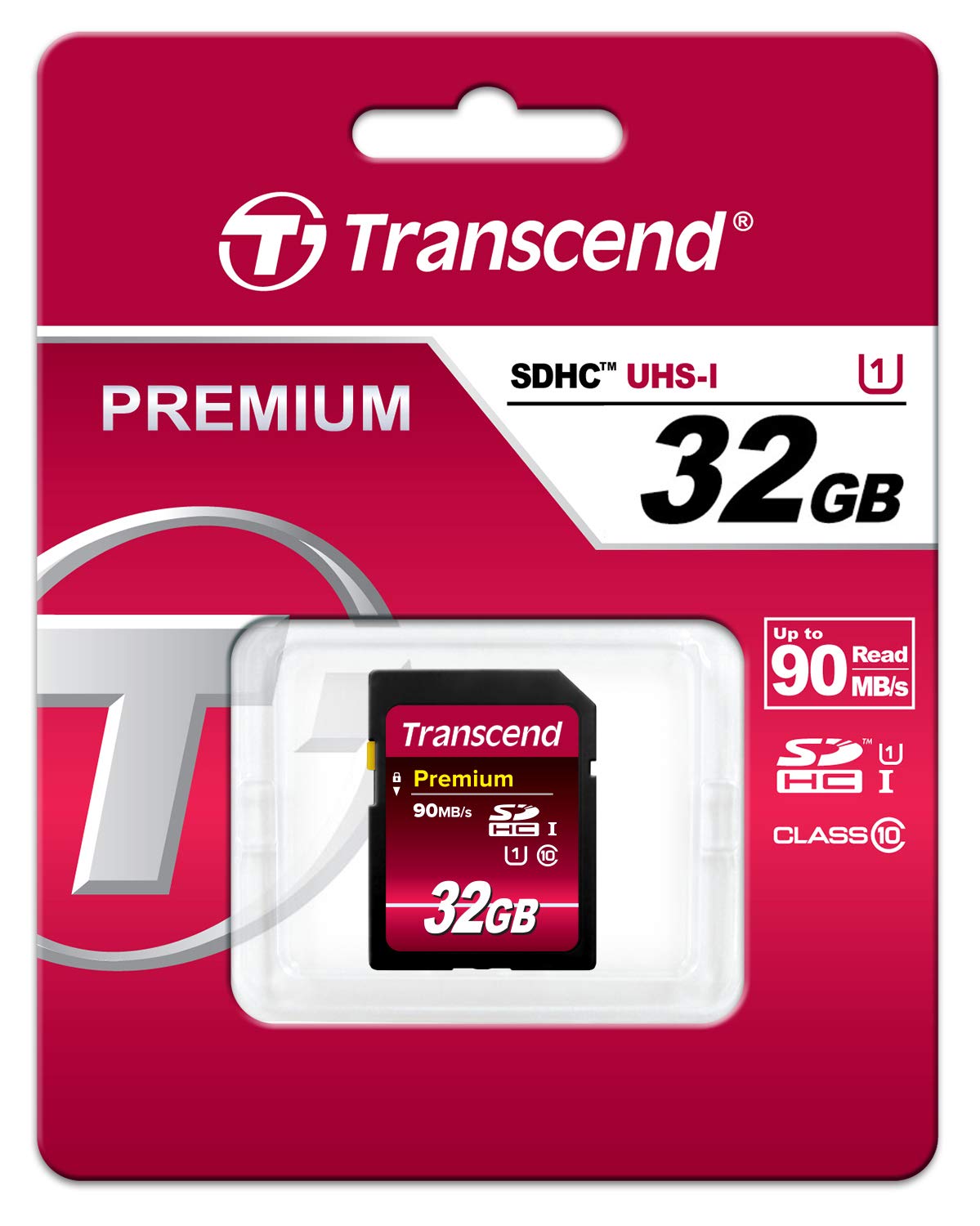 Transcend 32Gb Sdhc Class 10 Uhs 1 Flash Memory Card Up To 60Mb/S (Ts32Gsdu1)