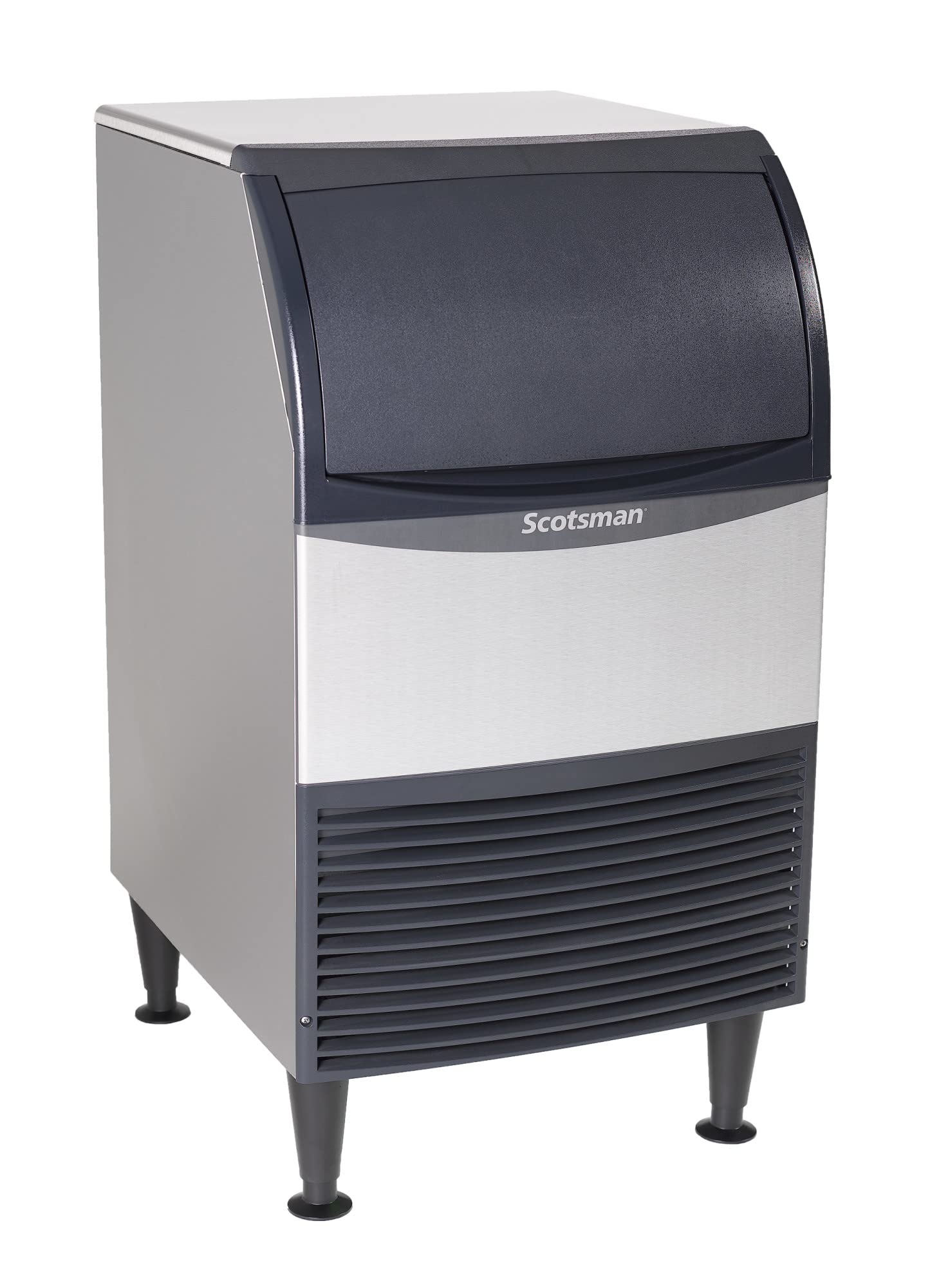 Scotsman CU0920MA-1 Air-Cooled Cube Undercounter Ice Maker Machine with 57 lb. Storage Capacity, 100 lbs/Day, 115v, NSF