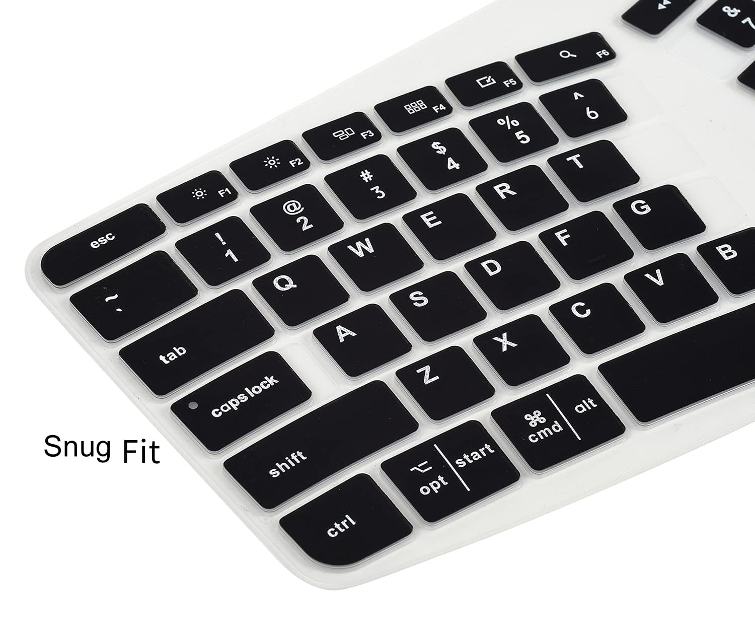Casebuy Keyboard Cover Compatible With Logitech Ergo K860 Wireless Ergonomic Keyboard, Logitech K860 Accessories, K860 Keyboard
