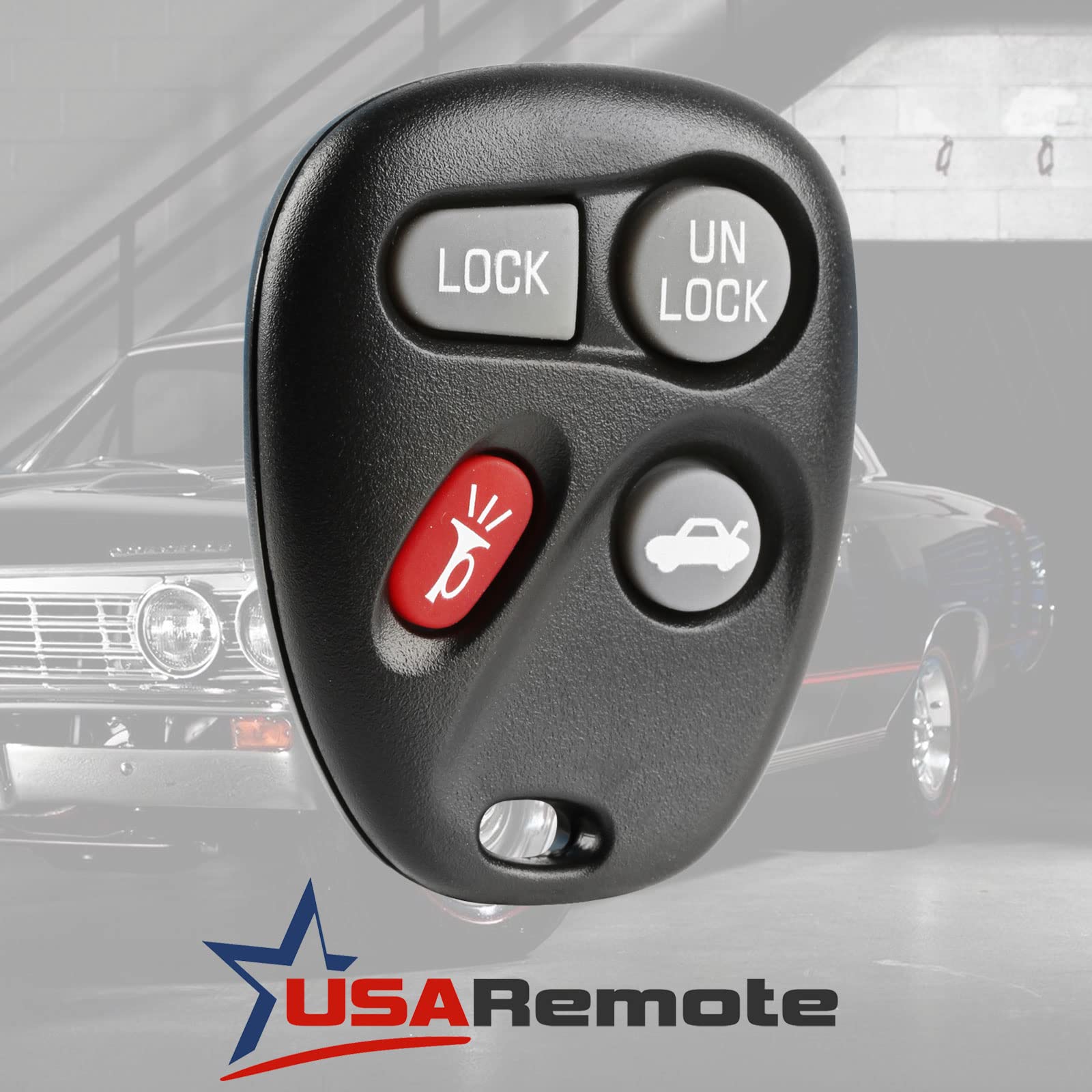 Car Key Fob Keyless Entry Remote Fits 2001 2005 Chevy Impala Monte Carlo / 2004 Pontiac Grand Prix (Koblear1Xt, 10443537)