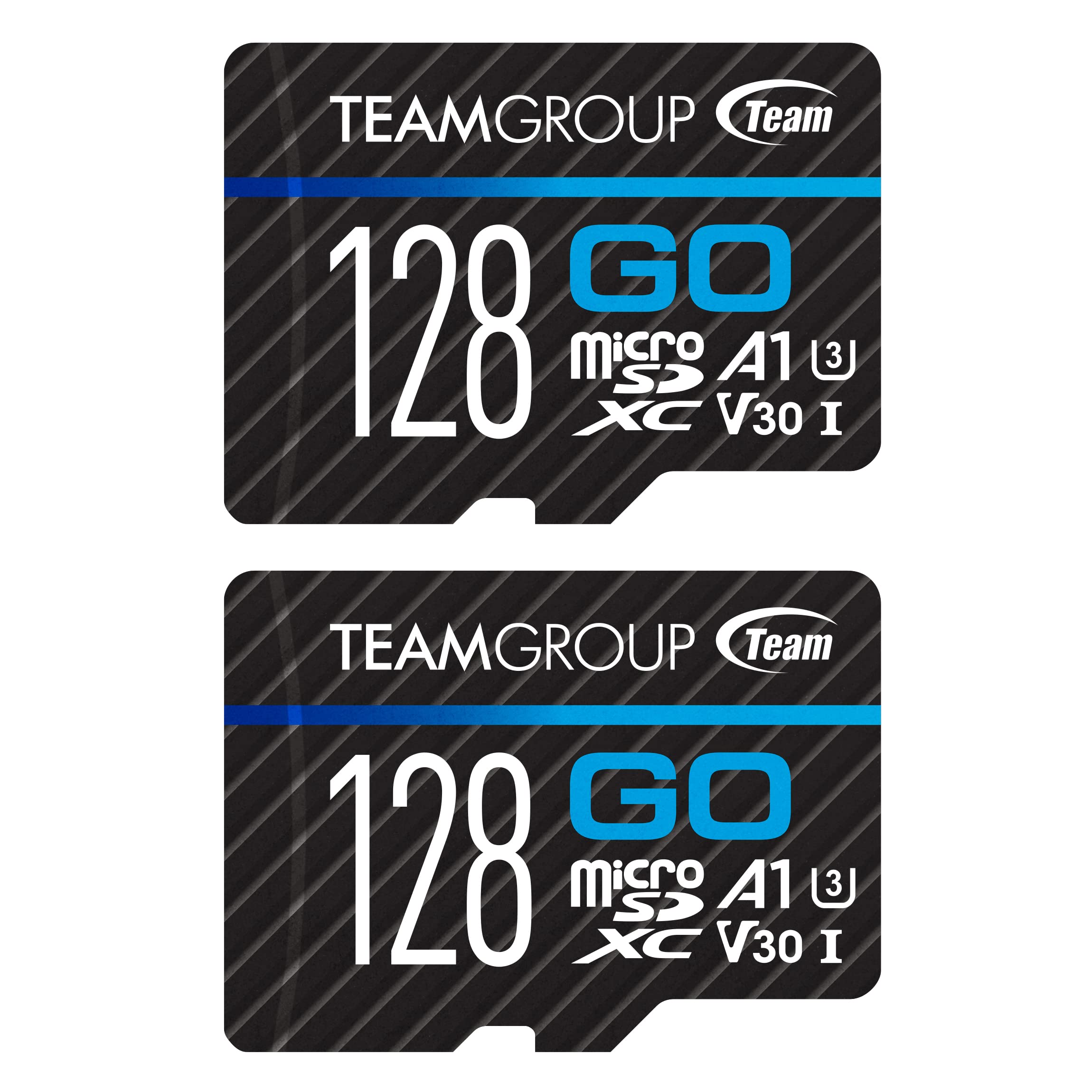 Teamgroup Go Card 128Gb X 2 Pack Micro Sdxc Uhs I U3 V30 4K For Gopro & Action Cameras High Speed Flash Memory Card With Adapter For Outdoor, Sports, 4K Shooting Tgusdx128Gu364