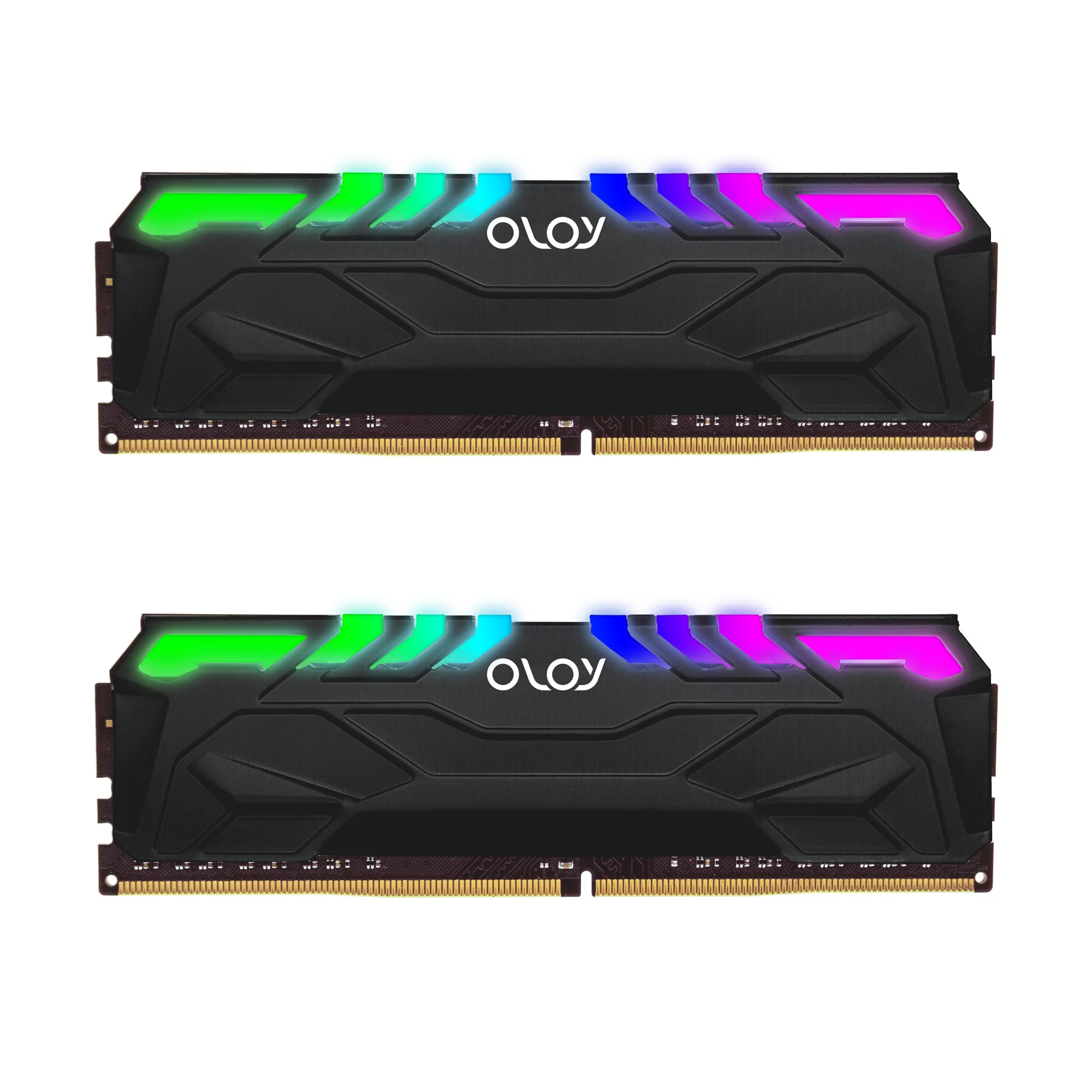 Oloy Ddr4 Ram 32Gb (2X16Gb) Black Owl Aura Sync Rgb 3200 Mhz Cl16 1.35V 288 Pin Desktop Gaming Udimm (Md4U1632161Bhjda)
