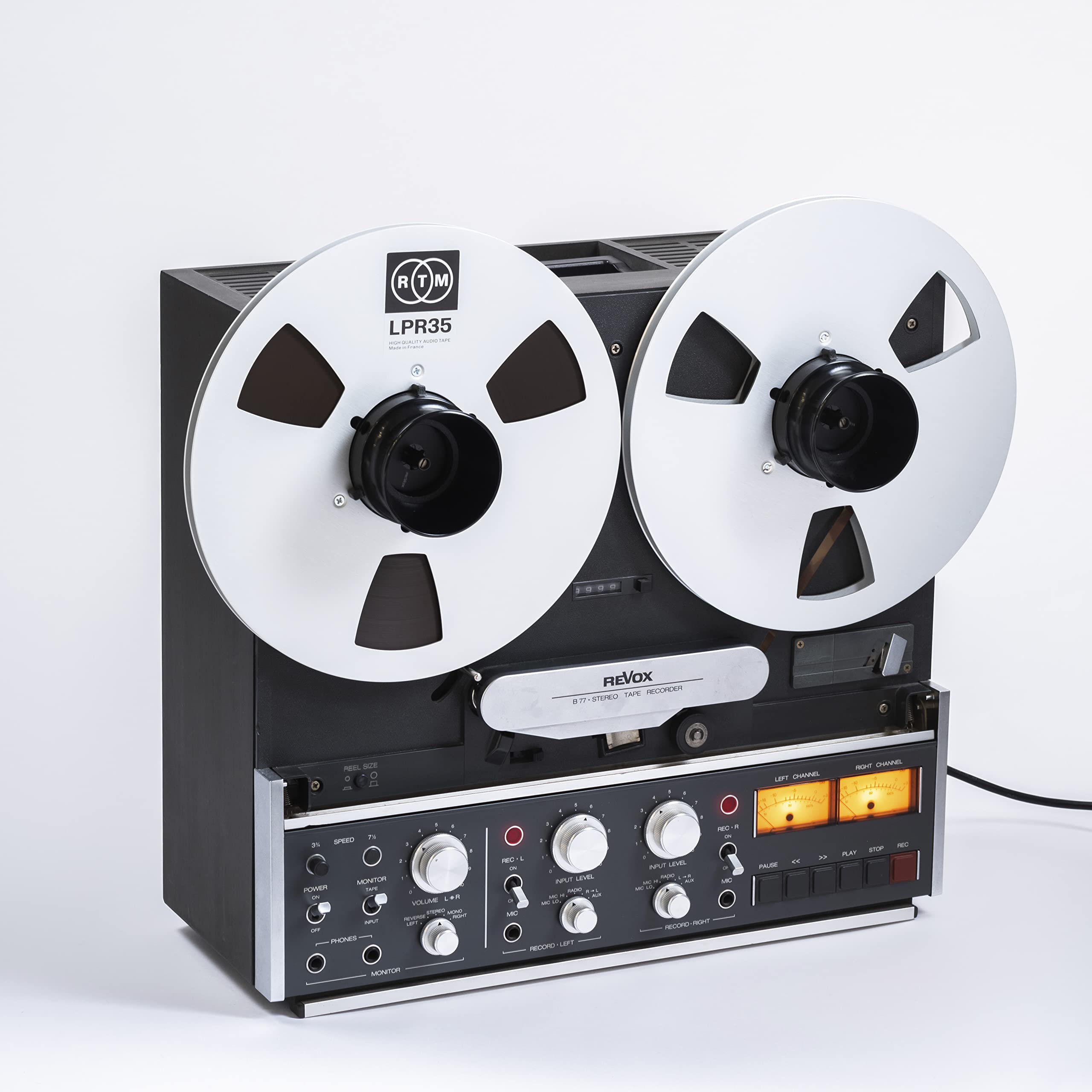 Rtm Long Play Recording Lpr 35  Inch   Reel To Reel Magnetic Tape For Audio Recording   3608 Ft Metal Reel   10.5 Inch Diameter