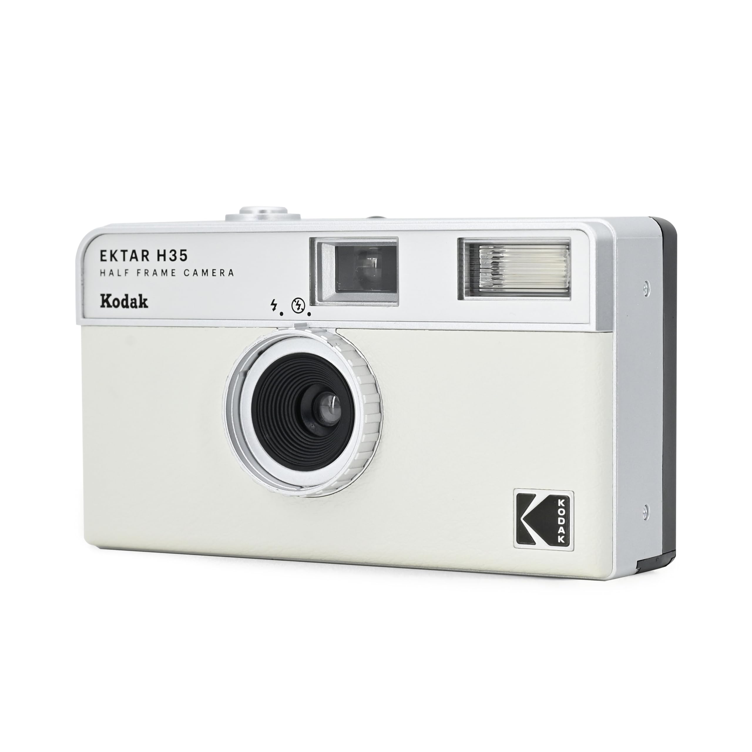 Kodak Ektar H35 Half Frame Film Camera, 35Mm, Reusable, Focus Free, Lightweight, Easy To Use (Off White) (Film & Aaa Battery Are