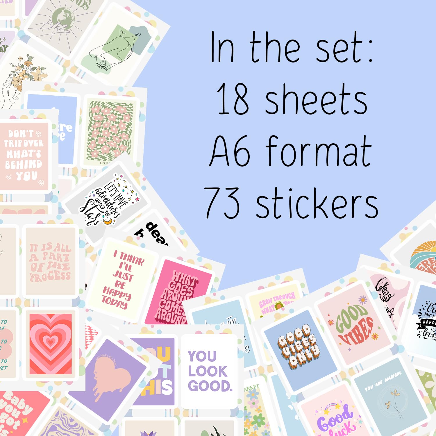 Inspirational Quote Stickers For Water Bottle And Laptop   Inspirational Quote Party Favors & Decorations, Waterproof Vinyl Deca