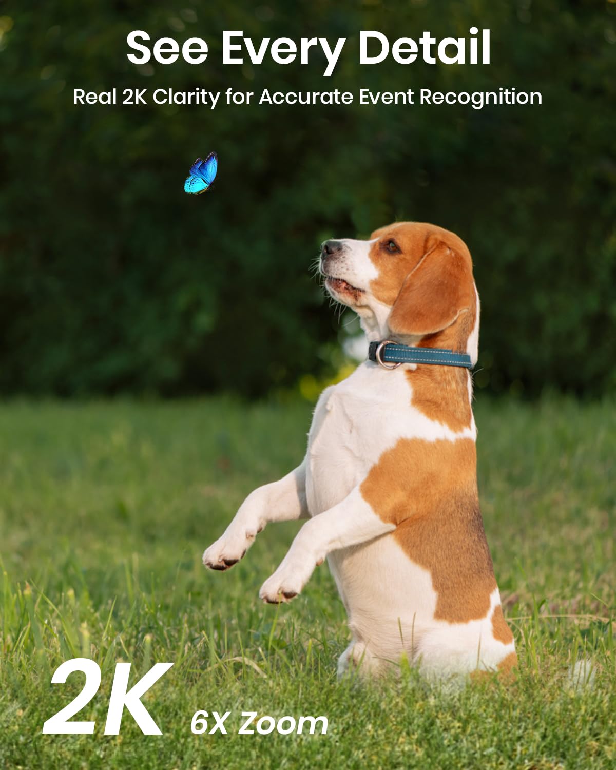 Aosu 2K Add On Camera, Requires Wirelesscam/Solarcam Homebase (Not Doorbell Homebase)