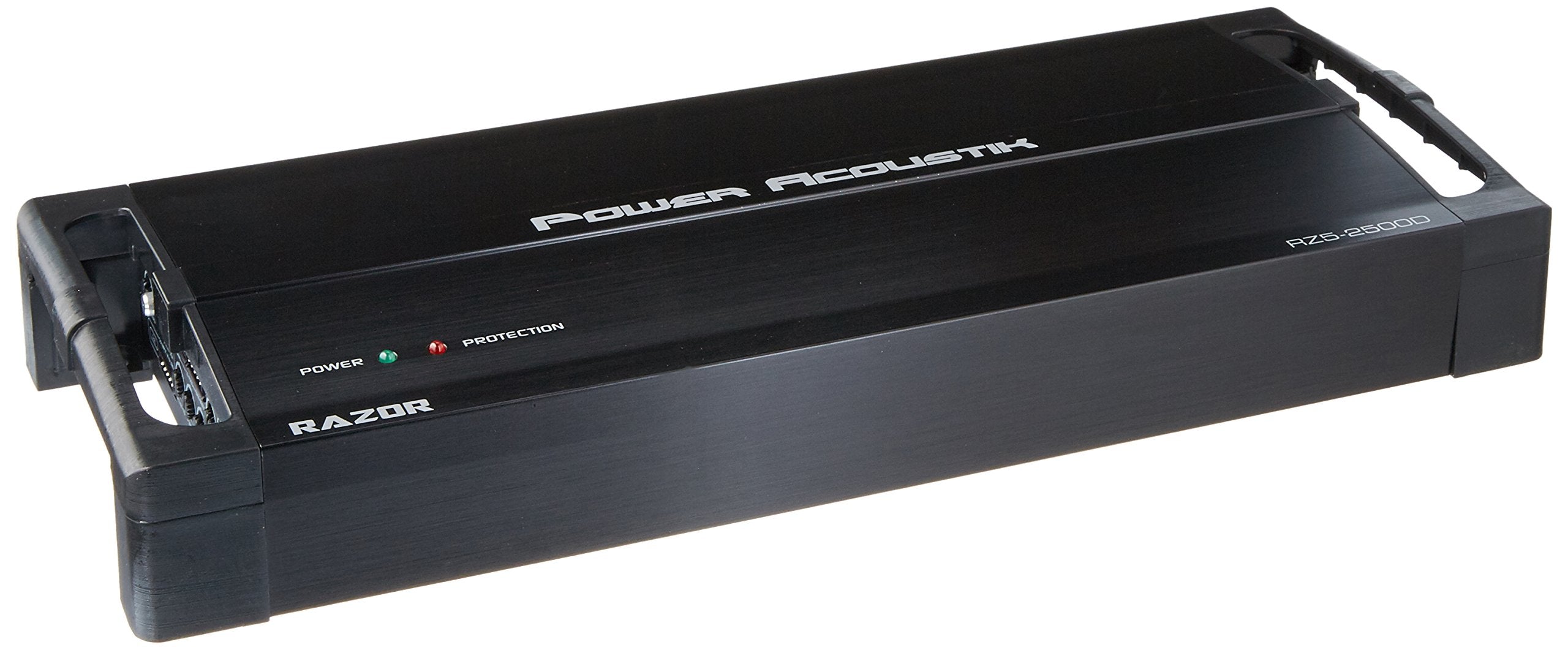 Power Acoustik RZ52500D Class D Amplifier, 2500W Max, Black