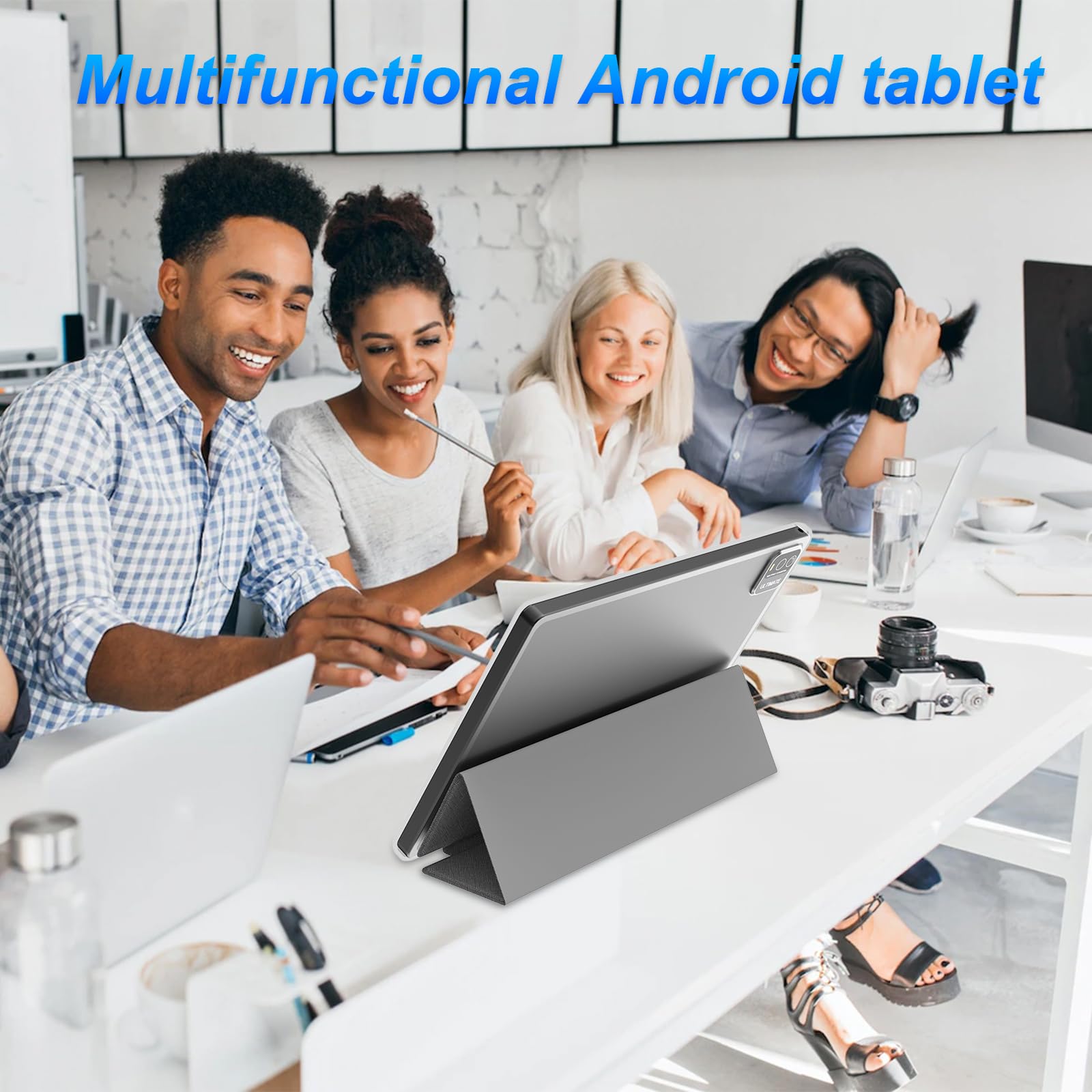 Android 13 Tablet With Keyboard, 2024 Newest 10 Inch 2 In 1 Tablet, 8Gb Ram+128Gb Rom/1Tb Expandable Tablet Pc, Quad Core 1.8Ghz