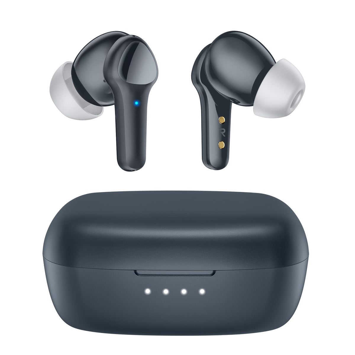 Wireless Earbuds,Immersive Sound Premium Deep Bass Hi Fi Stereo Headset Ipx8 Waterproof Bluetooth 5.3 With 4 Mics Call Noise Can