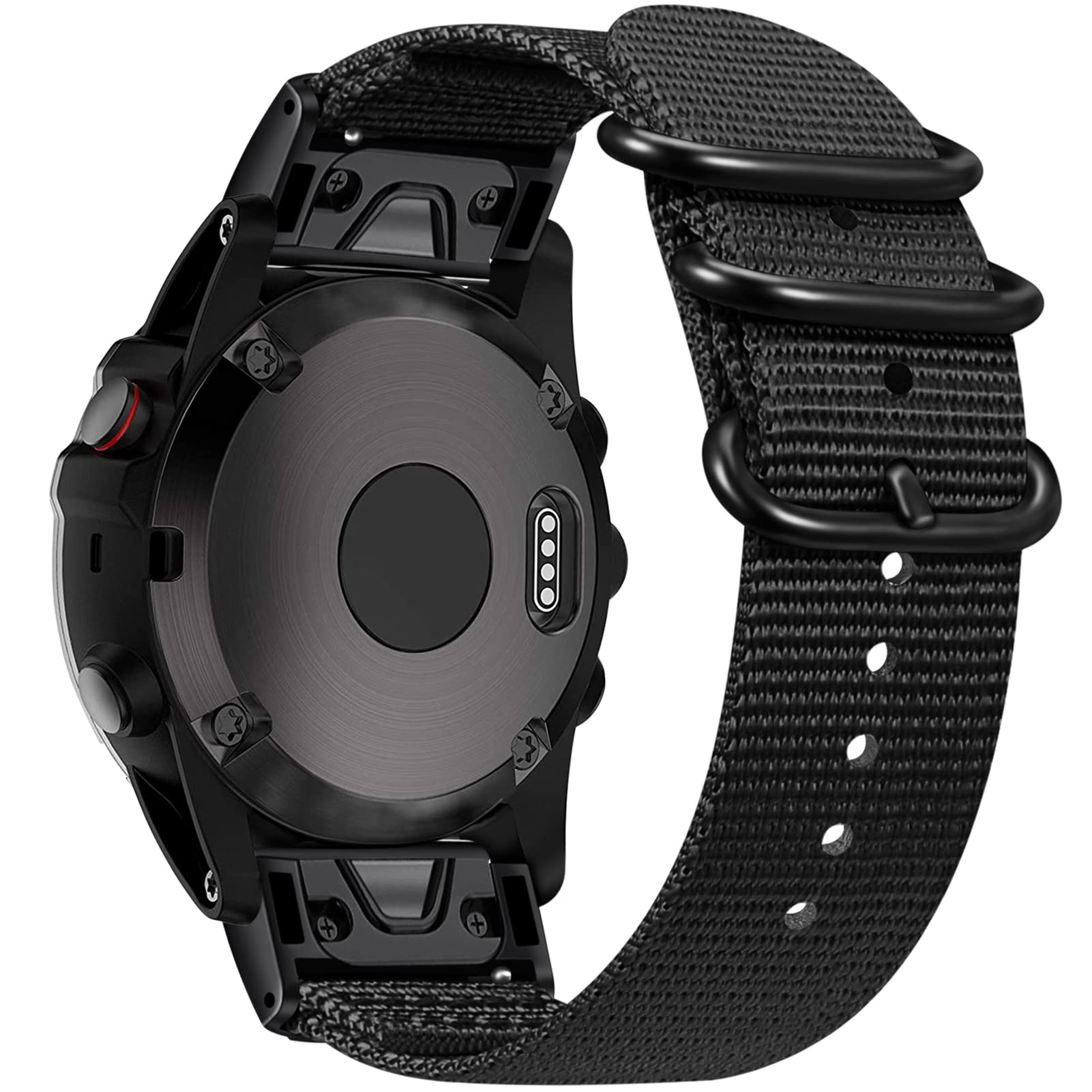 Fintie Band Compatible with Garmin Fenix 8 51mm / 7X / 6X / 6X Pro / 5X / 5X Plus / 3/3 HR/Descent Descent MK2i/Tactix Charlie W