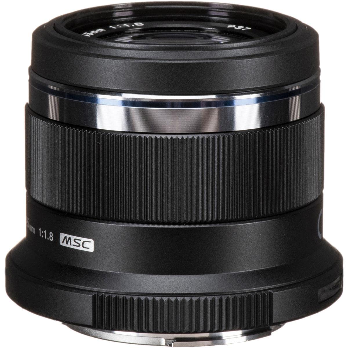 Om System Olympus M.Zuiko Digital 45Mm F1.8 Black For Micro Four Thirds System Camera, Compact Design, Beautiful Bokeh, Bright