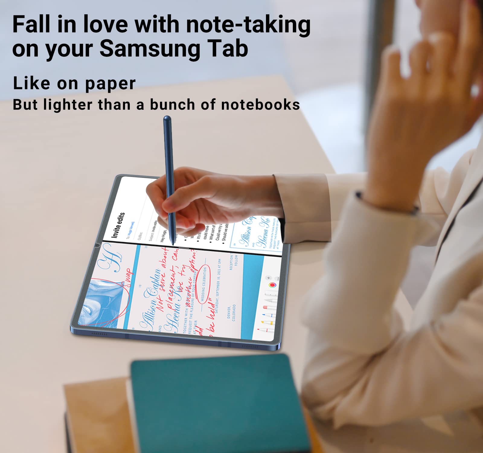 Tab S6 Screen Protector, Paper Screen Protector For Samsung Galaxy Tab S6/Tab S5E 10.5 Inch, With S Pen Compatible/Feels Like Wr