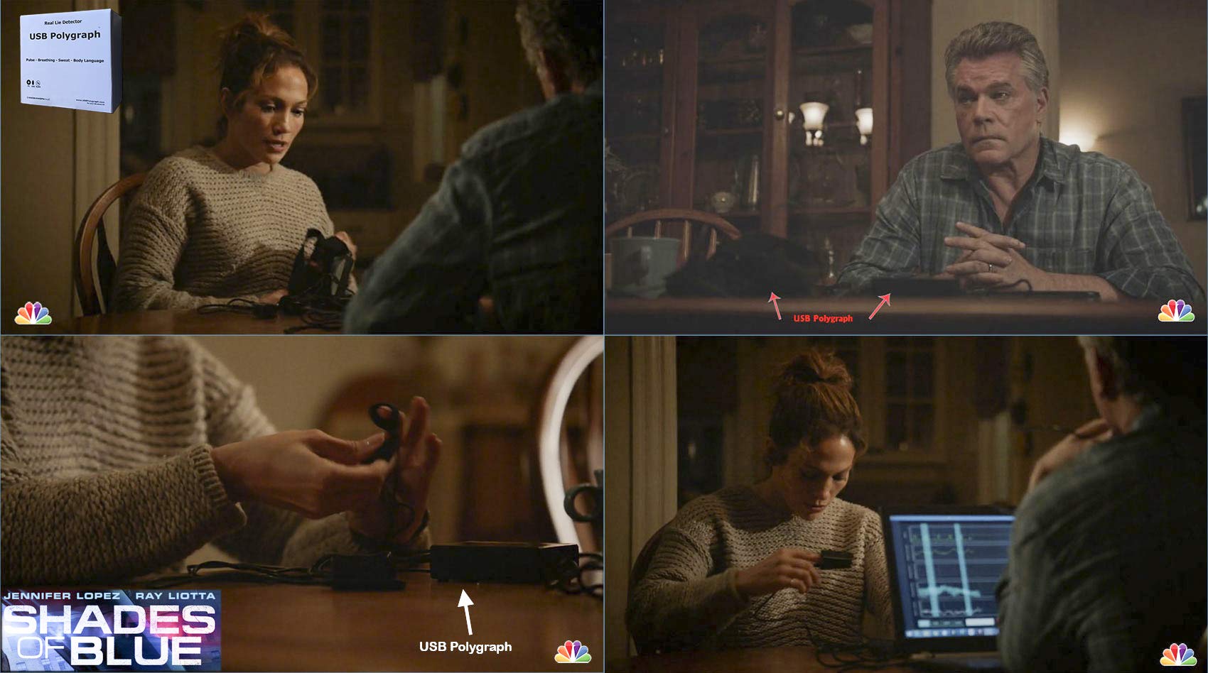 USB Polygraph 2: Police Edition Home Lie Detector Machine - White, Accurate & Reliable Personal Truth Tester