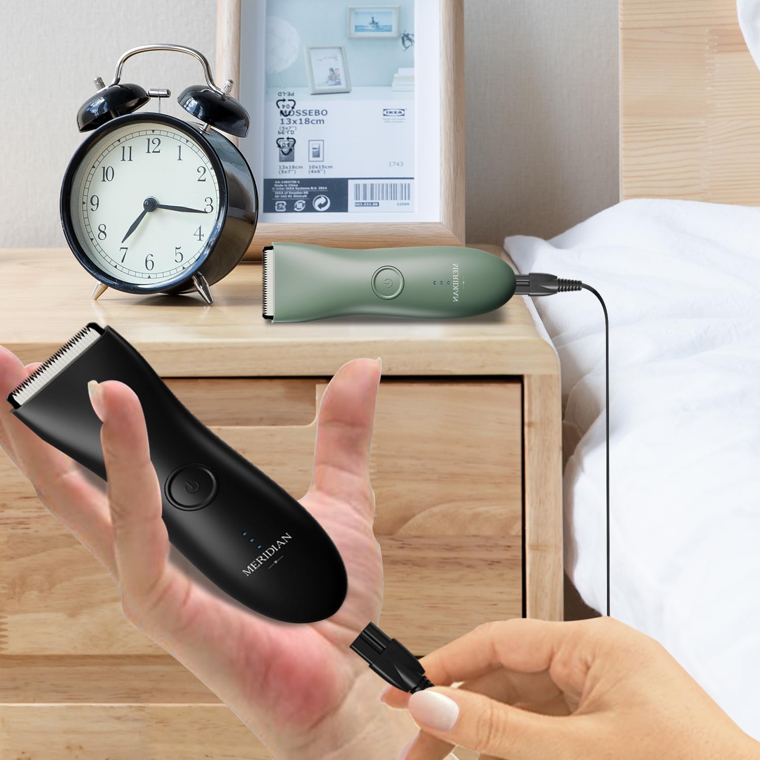 Charger For Meridian Grooming Electric Shaver Trimmer, Replacement Charger Cord Charging Cable Compatible With Meridian, 5V Powe