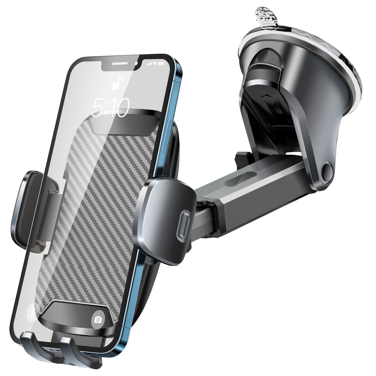Phone Holder Mount For Car [Strong Suction] Hands Free Universal   Cell Phone Mounts For Dashboard/Windshield, 360    Rotation E