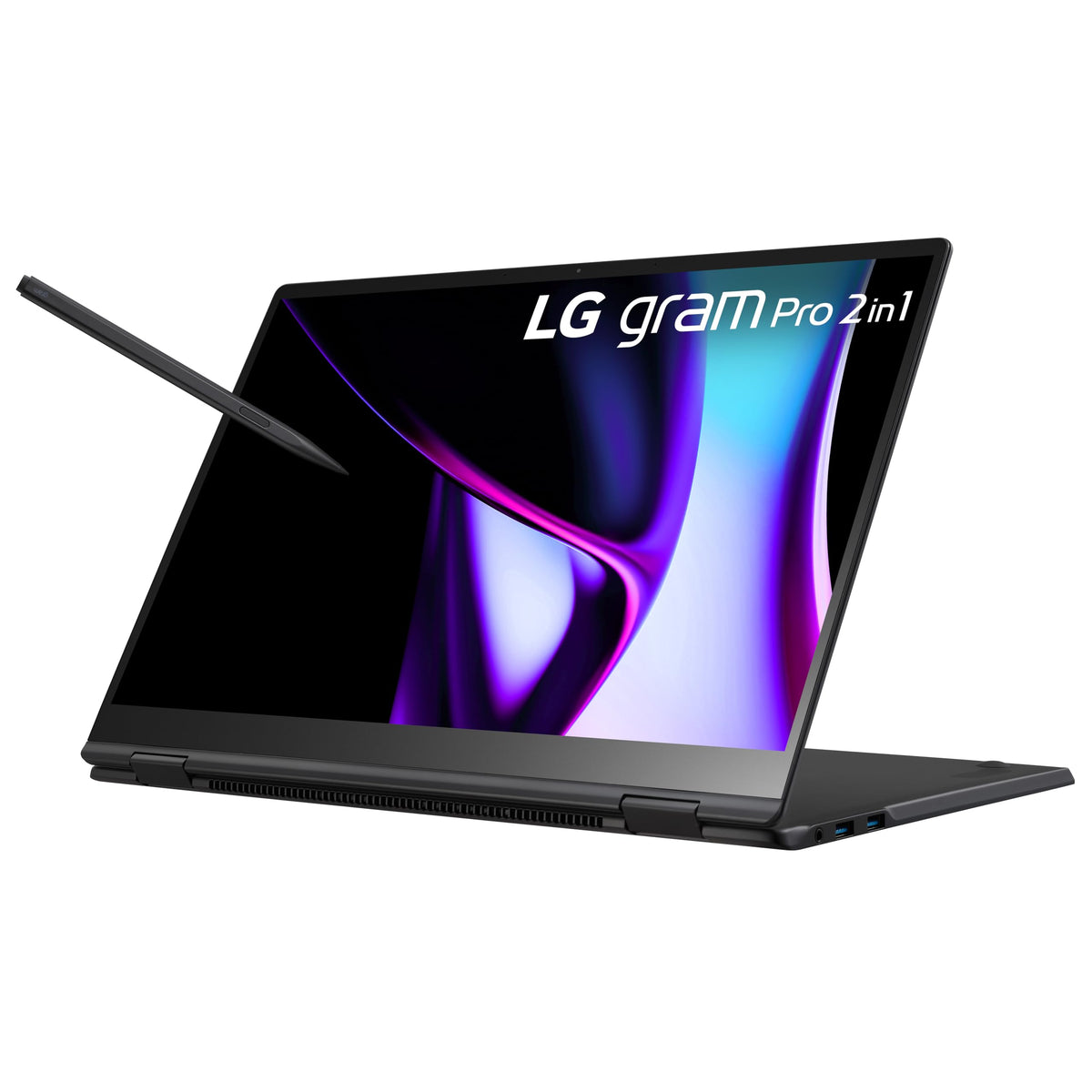 Lg Gram Pro 16 Inch Oled 2In1 Thin And Lightweight Laptop, Intel Evo Edition   Ai Enabled Intel Core Ultra 7 Processor, Windows