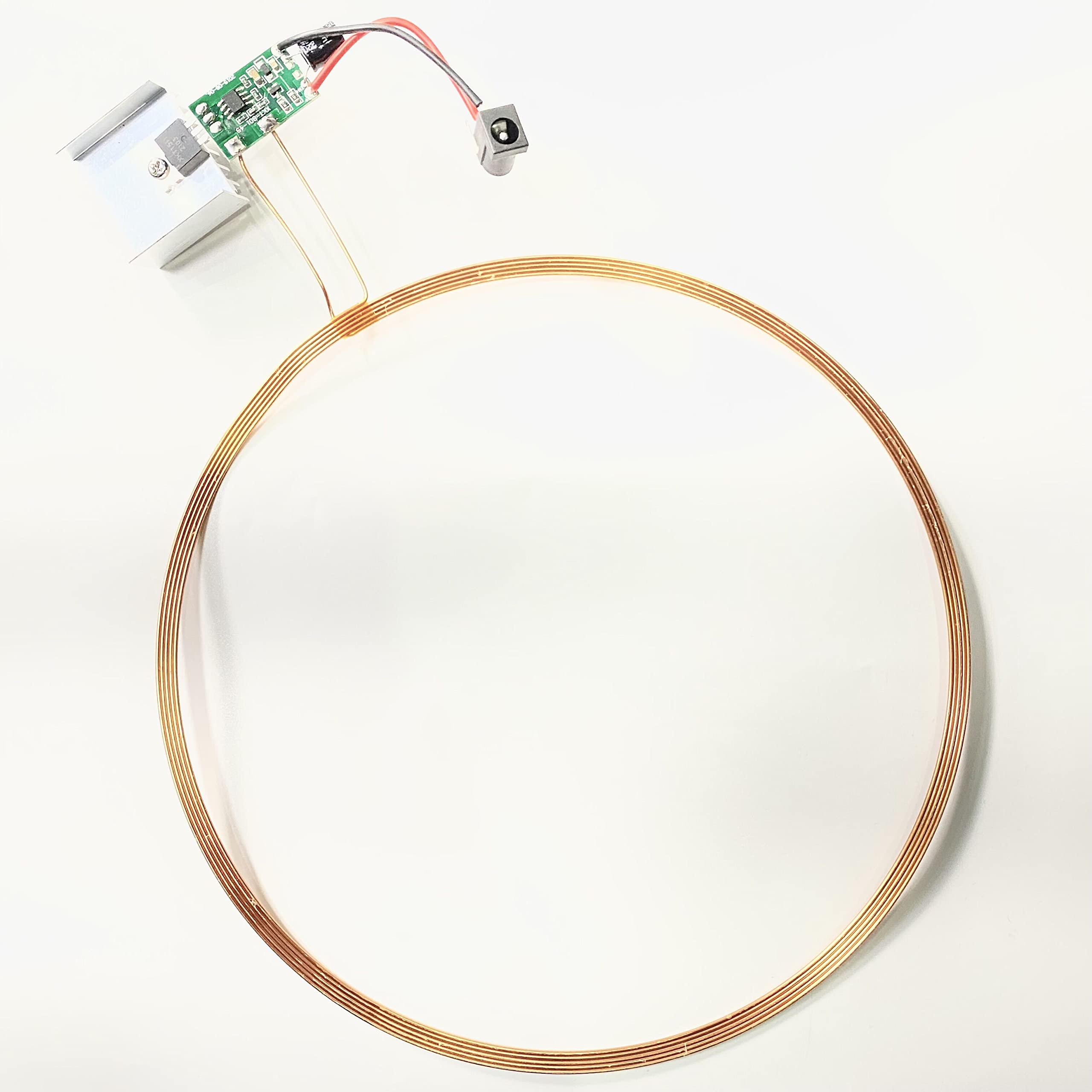 Taidacent 24V 200Mm Wireless Led Coil Wireless Leds And Inductive Induction Coil Charger Module For Creative 3D Ring Night Light