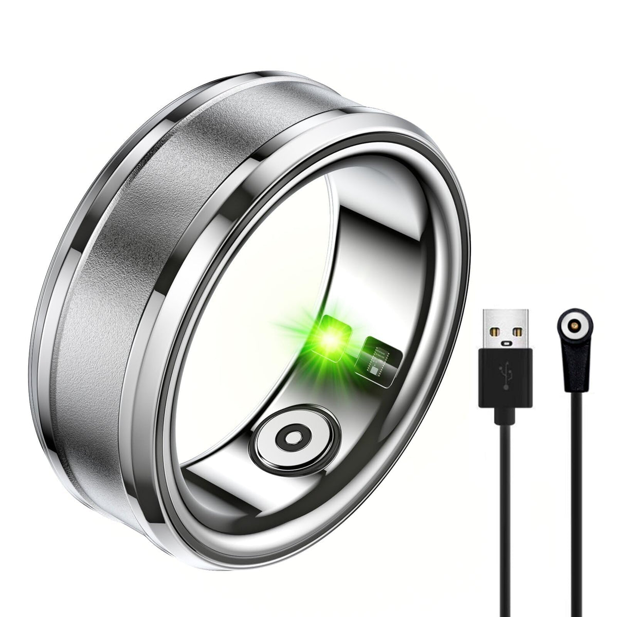 Smart Ring,Fitness Tracker Ring For Men/Women,Monitoring Of Pedometer,Heart Rate,Blood Oxygen,Sleep Tracker,No App Subscription,