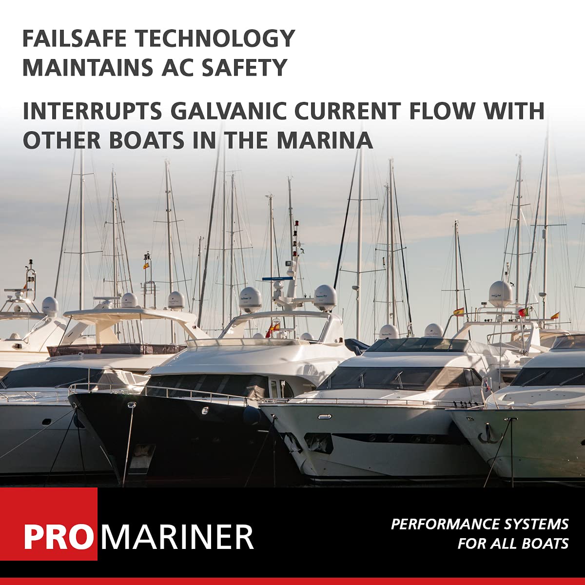 Boating Accessories New Prosafe Fs Series Galvanic Isolator Pro Mariner 22034 1 30A 41A 6.75'' L X 7'' W X 2.5'' H