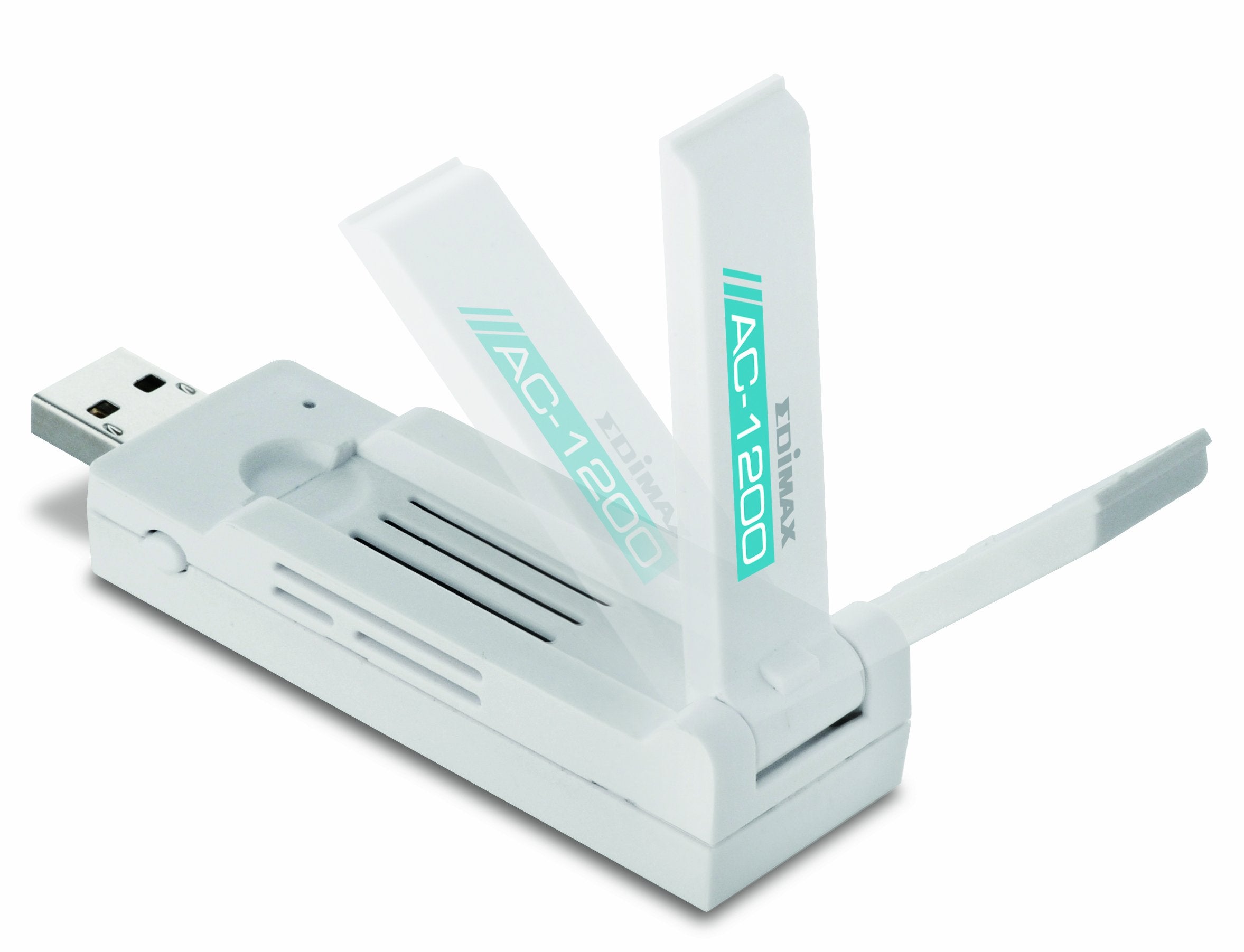 Edimax Wi Fi 5 802.11Ac Ac1200, Dual Band 2.4/5Ghz Adapter For Pc, Wireless Ac Usb 3.0 Adapter Dongle W/ Foldaway Antenna, Up To