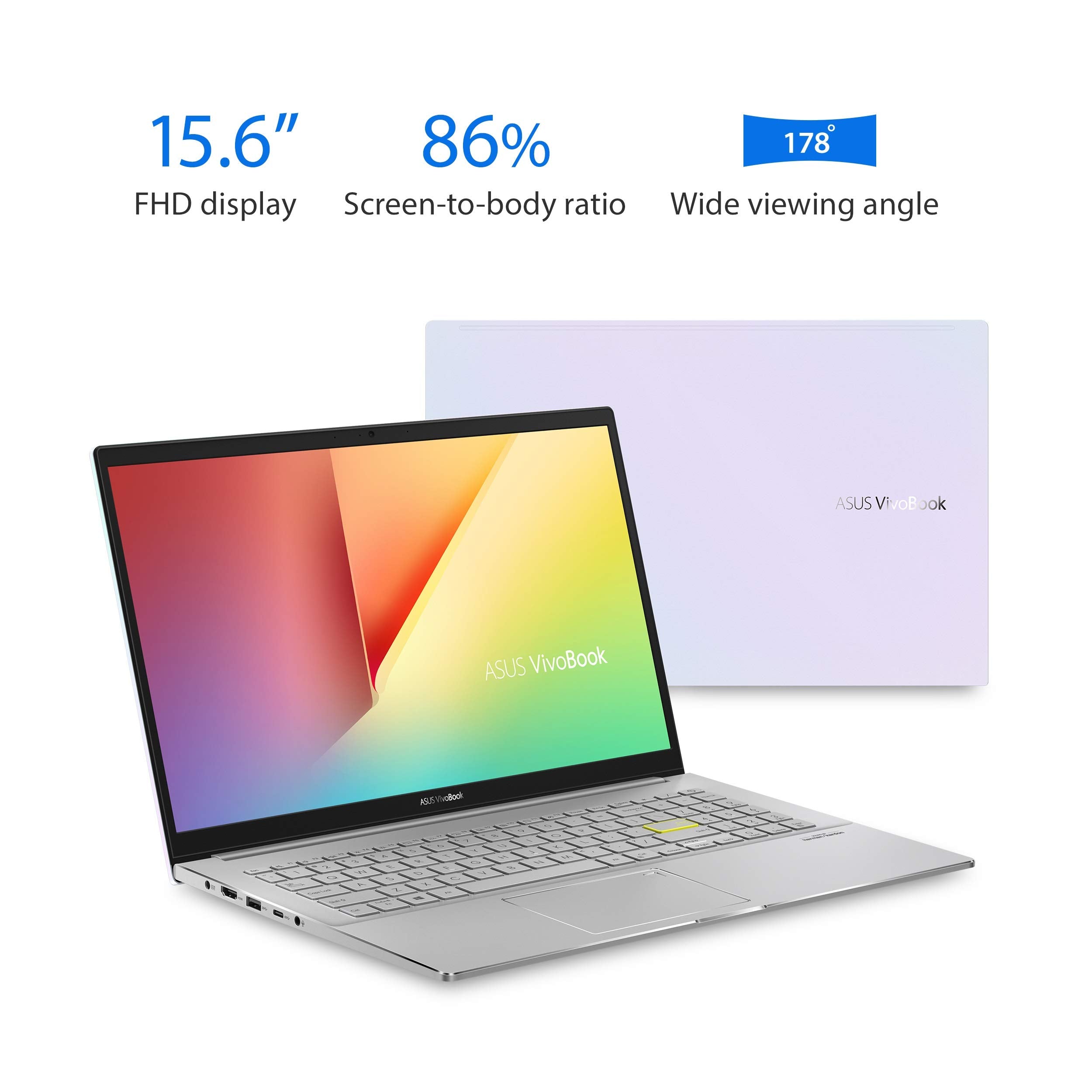 Asus Vivobook S15 S533 Thin And Light Laptop, 15.6    Fhd Display, Intel Core I7 1165G7 Cpu, 16Gb Ddr4 Ram, 512Gb Pcie Ssd, Wi F