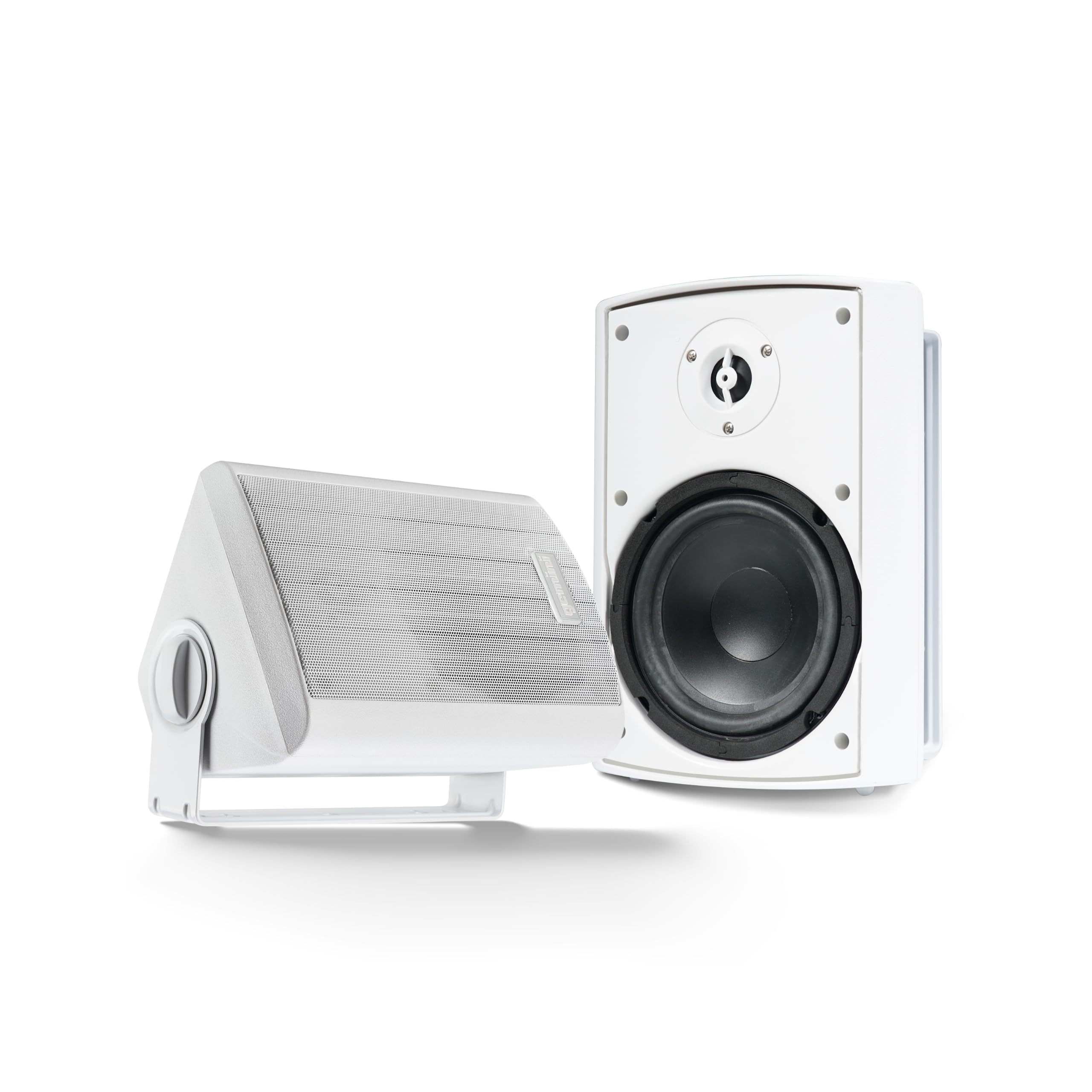 Gemini 4 Outdoor Wall-Mount Speakers, Pair, White (GHSI-W400BT-PR-WHT)