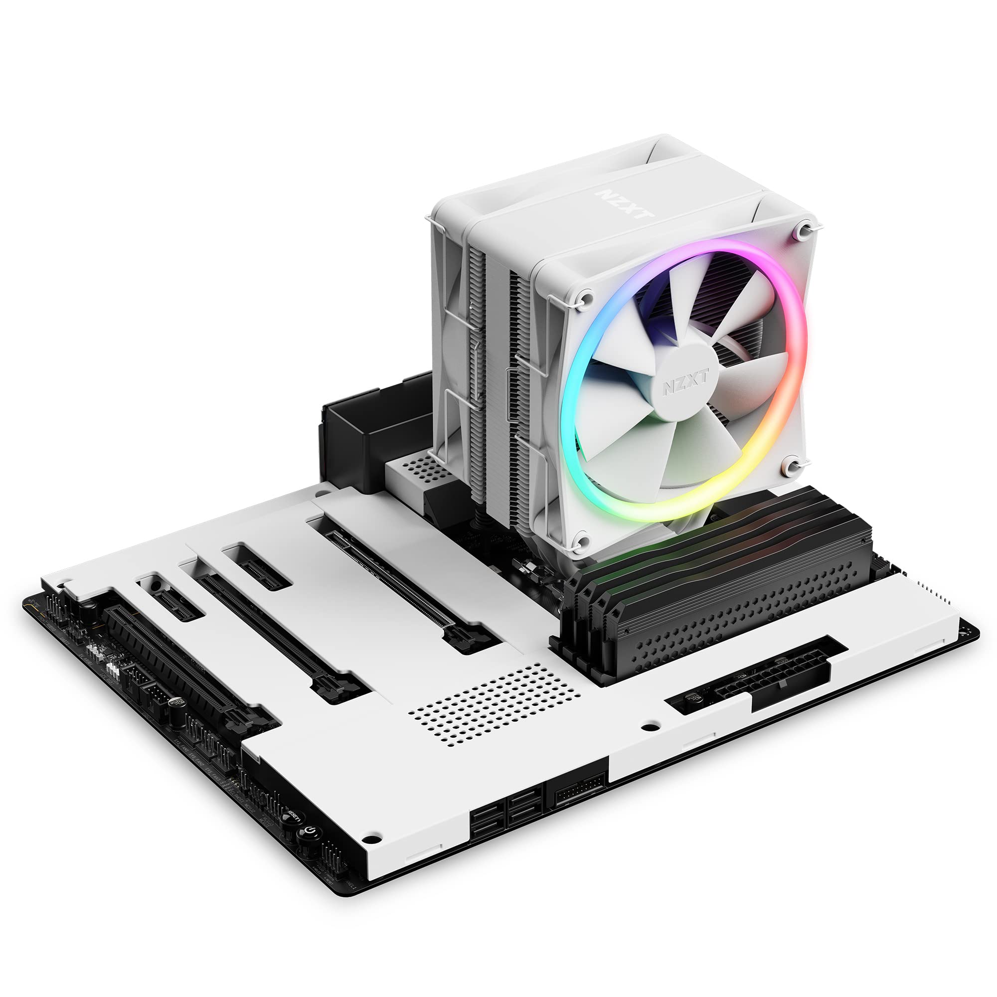 Cooler For Nzxt Tr120 Processor, 120Mm, Rgb, White, Rc Tr120 W1