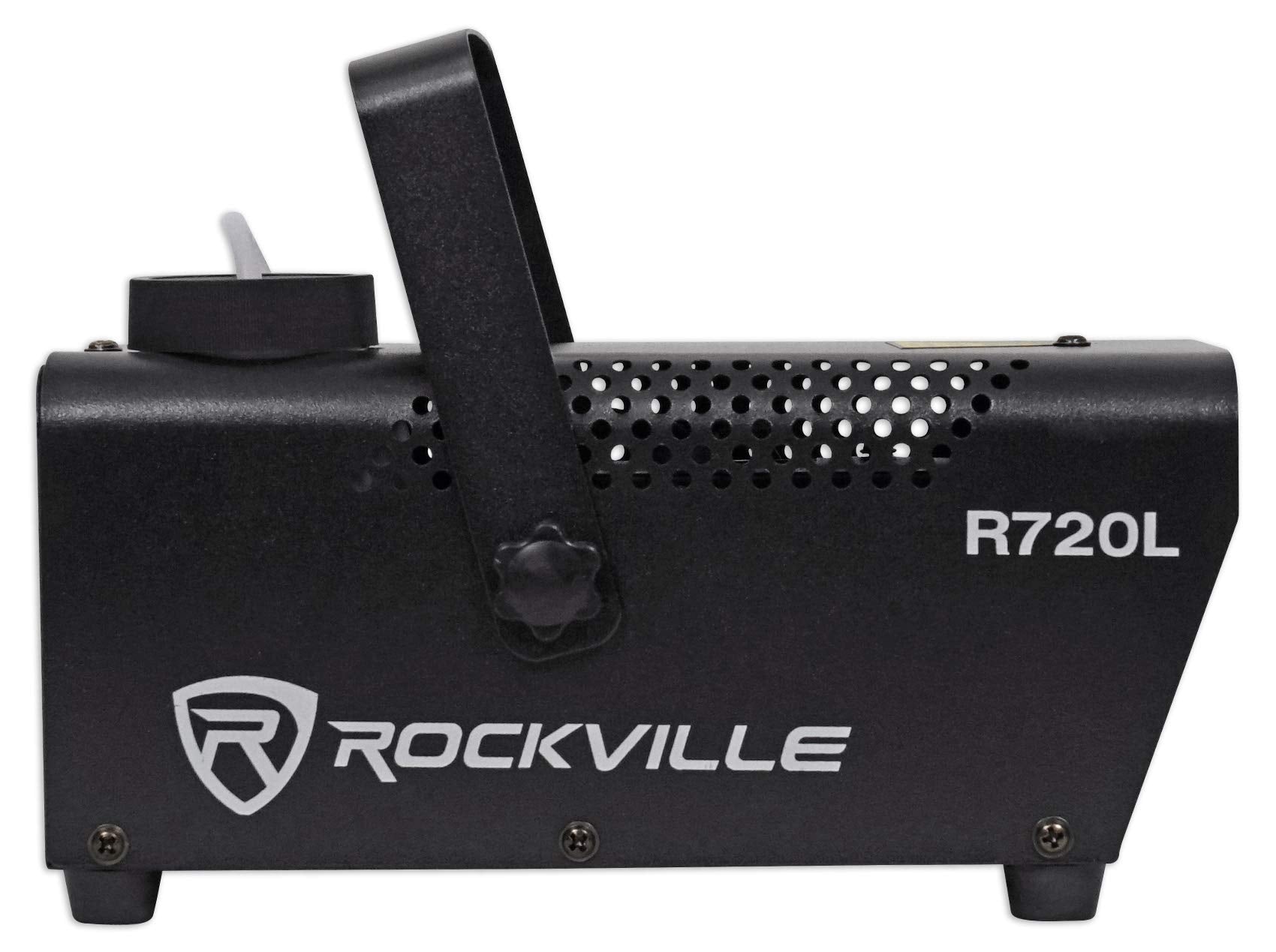 Rockville Fog/Smoke Machine W/Remote+Fluid+Multi Color Led Built In (R720L)