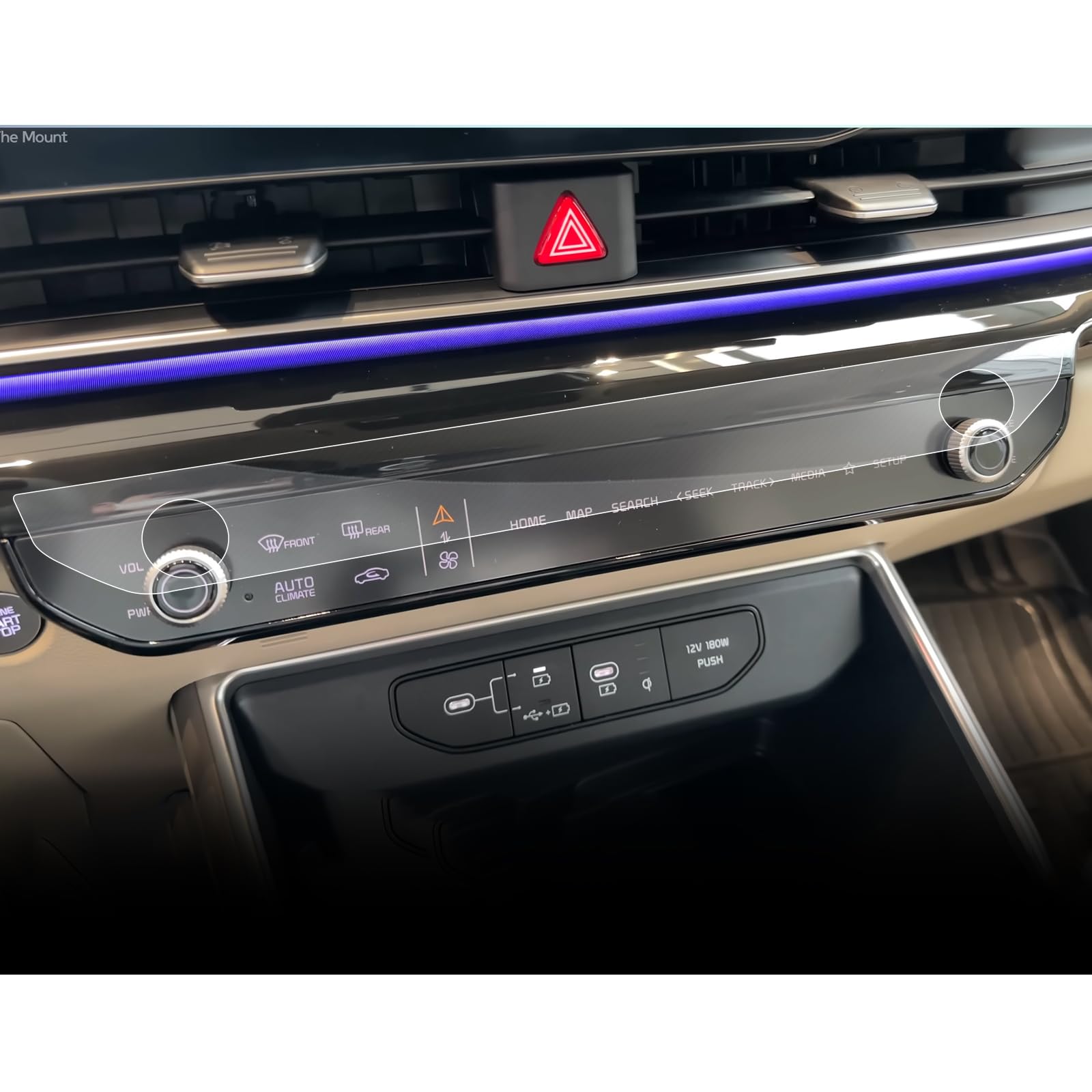 Sxcy 2Pcs For 2025 Kia Carnival Air Conditioning Screen Protector 2025 Carnival Lcd Climate Control Touch Screen Protector [Nano] For Kia Carnival 2025 Accessories