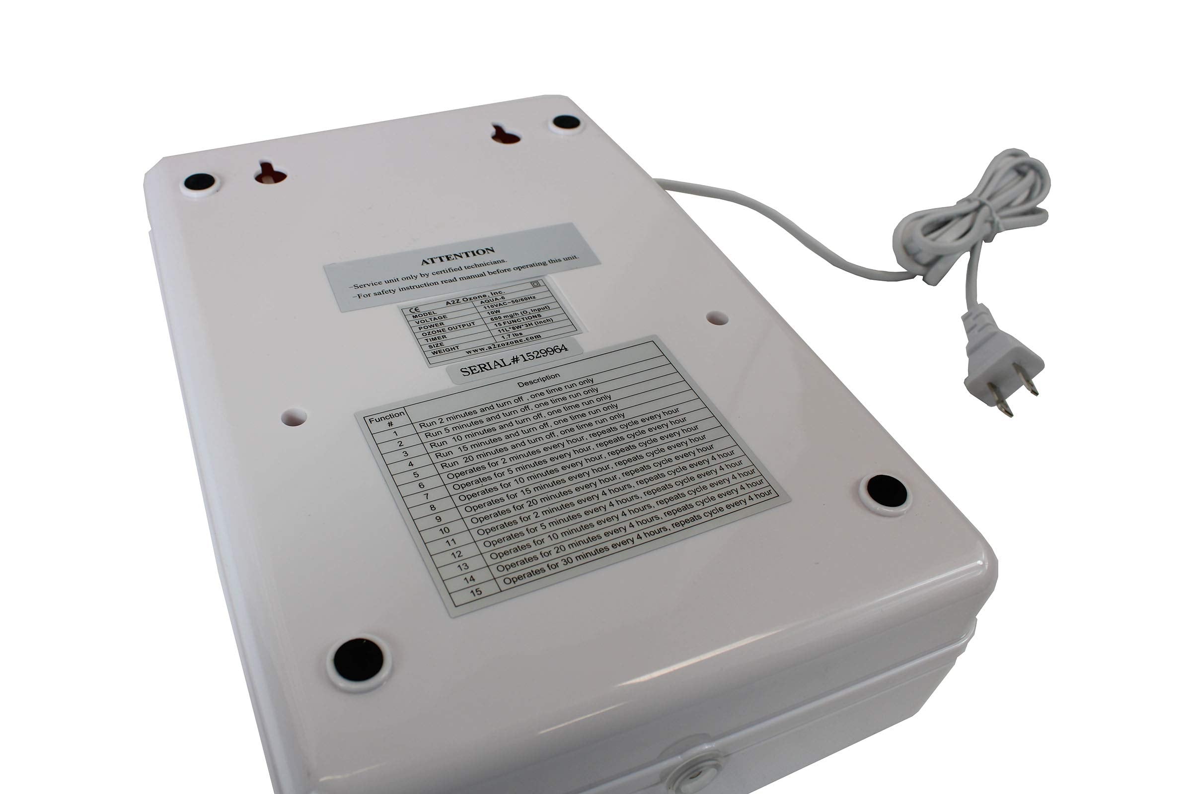 Aqua 6, 120 Mg/Hour Water Ozone Generator