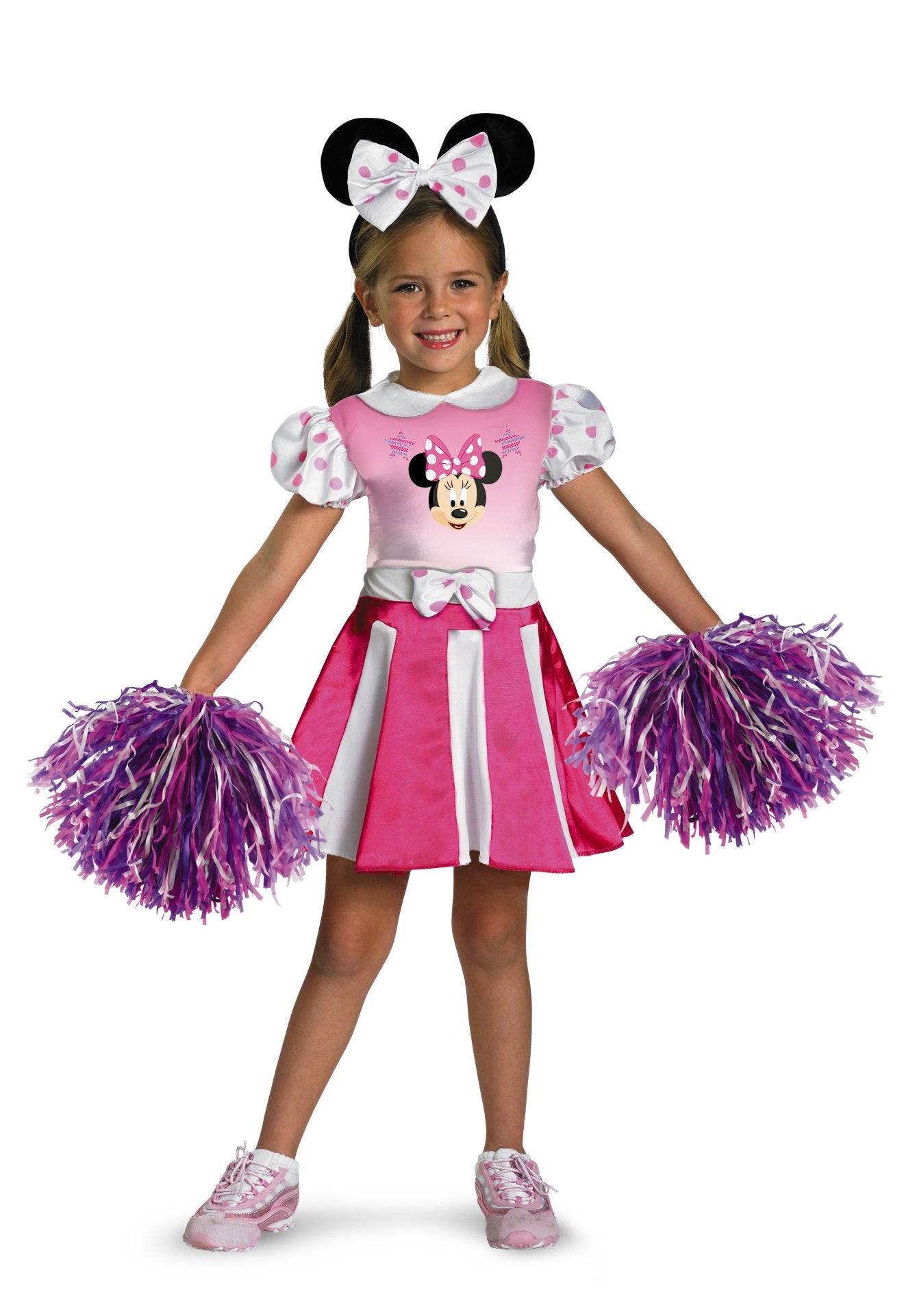Disguise Disney Minnie Mouse Cheerleader Toddler Girls' Costume, X Small (3T 4T)