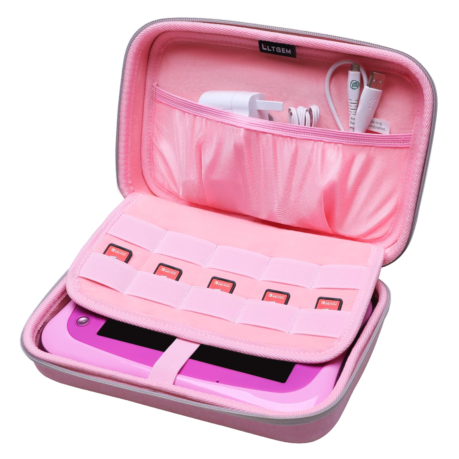 Ltgem Hard Case For Leapfrog Leappad Ultimate Ready For School Tablet   Travel Protective Carrying Storage Bag(Pink)