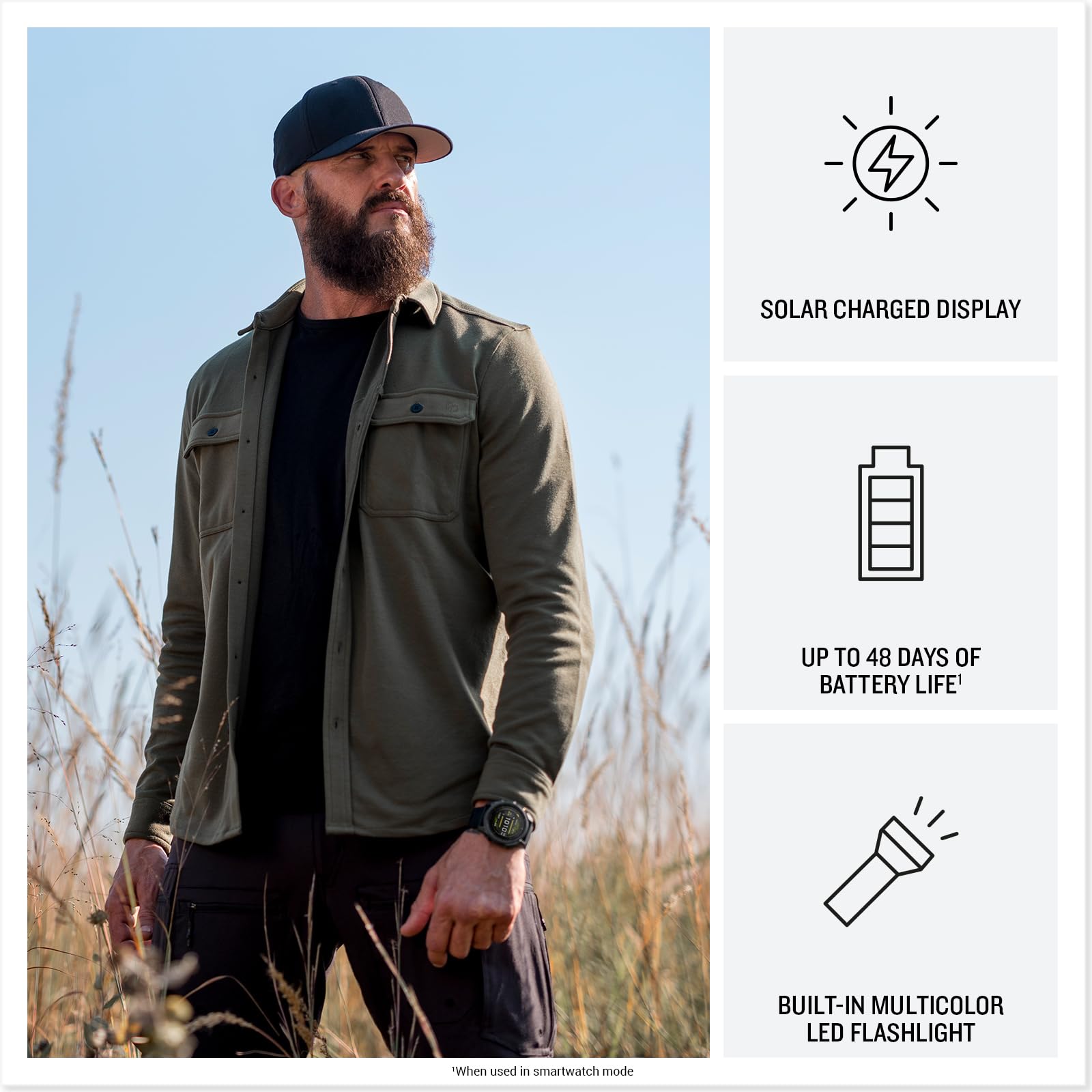 Garmin Tactix? 8 51Mm, Solar Charged Display, Elite, Premium Tactical Gps Smartwatch, Includes Applied Ballistics Elitesolver, T