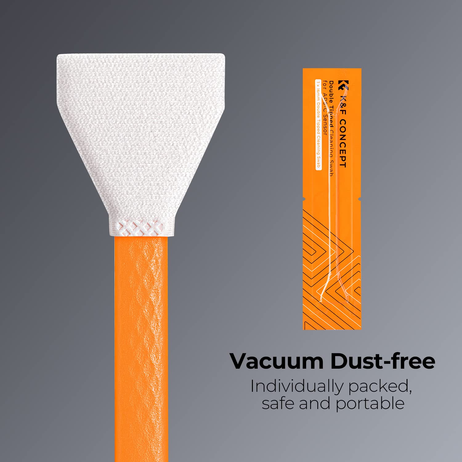 K&F Concept 14Pcs Double Tipped 16Mm Aps C Sensor Cleaning Swab, Dslr Or Slr Digital Camera Cleaning Kit And Full Frame Sensor C