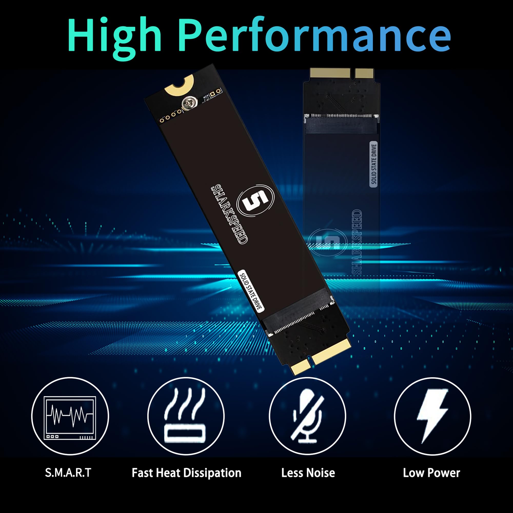 Sharkspeed Ssd 512Gb Replacement For Macbook Air Mid 2012 A1465 Emc 2558 A1466 Emc 2559 (Macos Pre Installed)