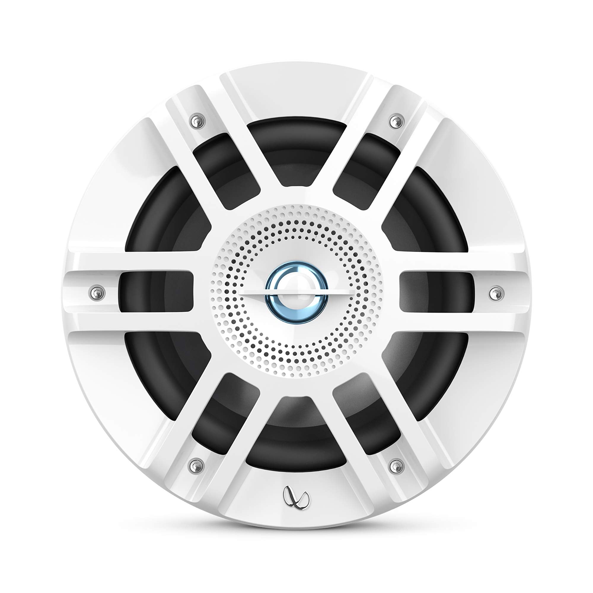 Infinity Kappa6120Mam   Kappa Marine Kappa6120M White 6.5'' Premium 2 Way Rgb Led Coaxial Speakers