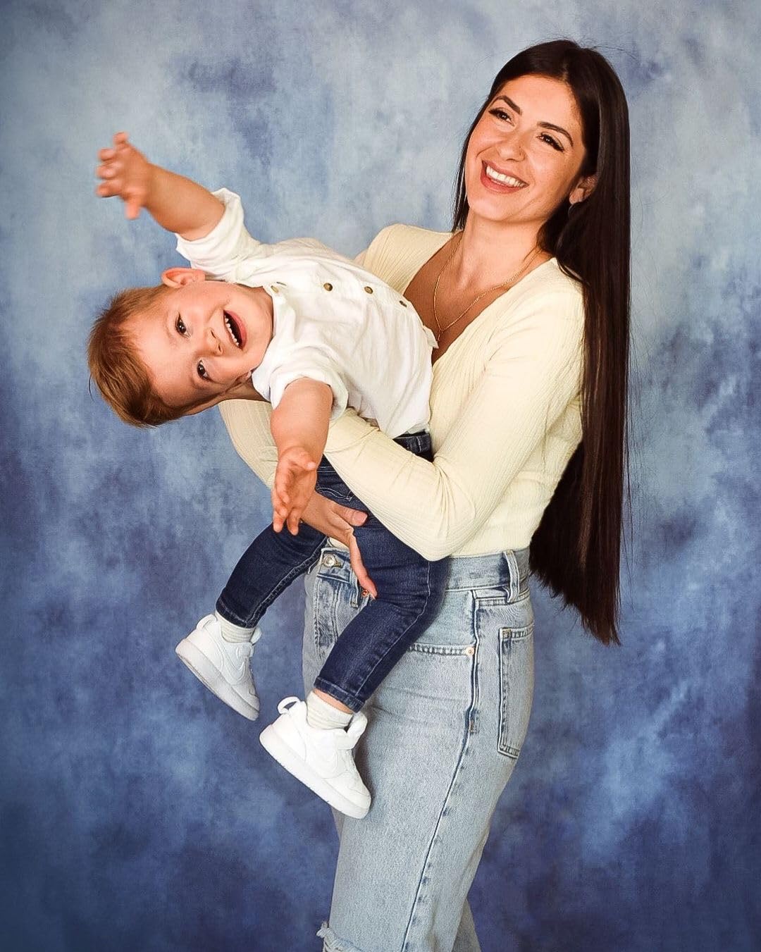 Kate 10X10Ft/3X3M Blue Backdrops Photographers Retro Cyan Background Photography Props Studio Printed Backdrop