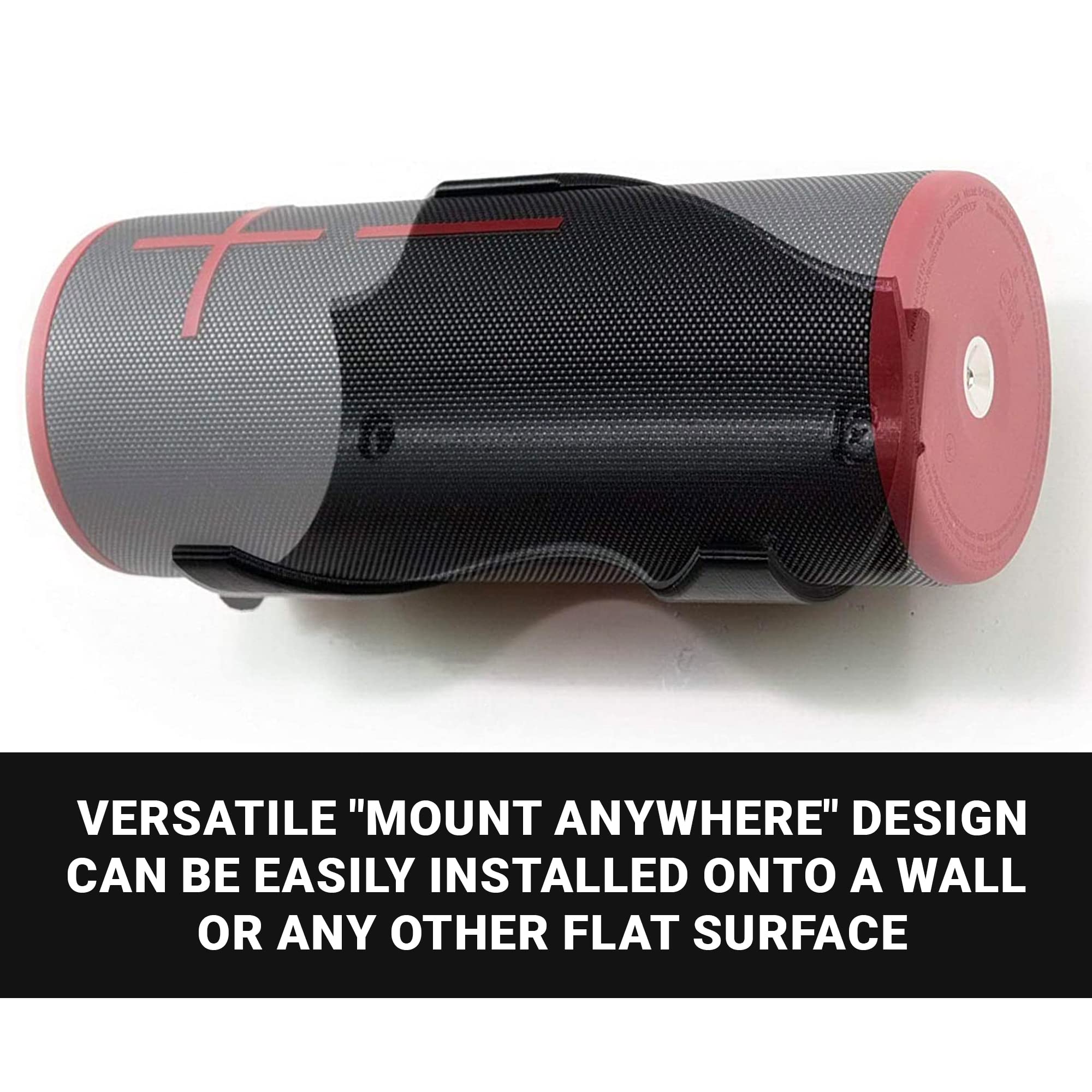 Spartan Mounts Bluetooth Speaker Wall Mount For Ultimate Ears Boom 3 Speakers, Low Profile Mount Anywhere Design For Home, Offic