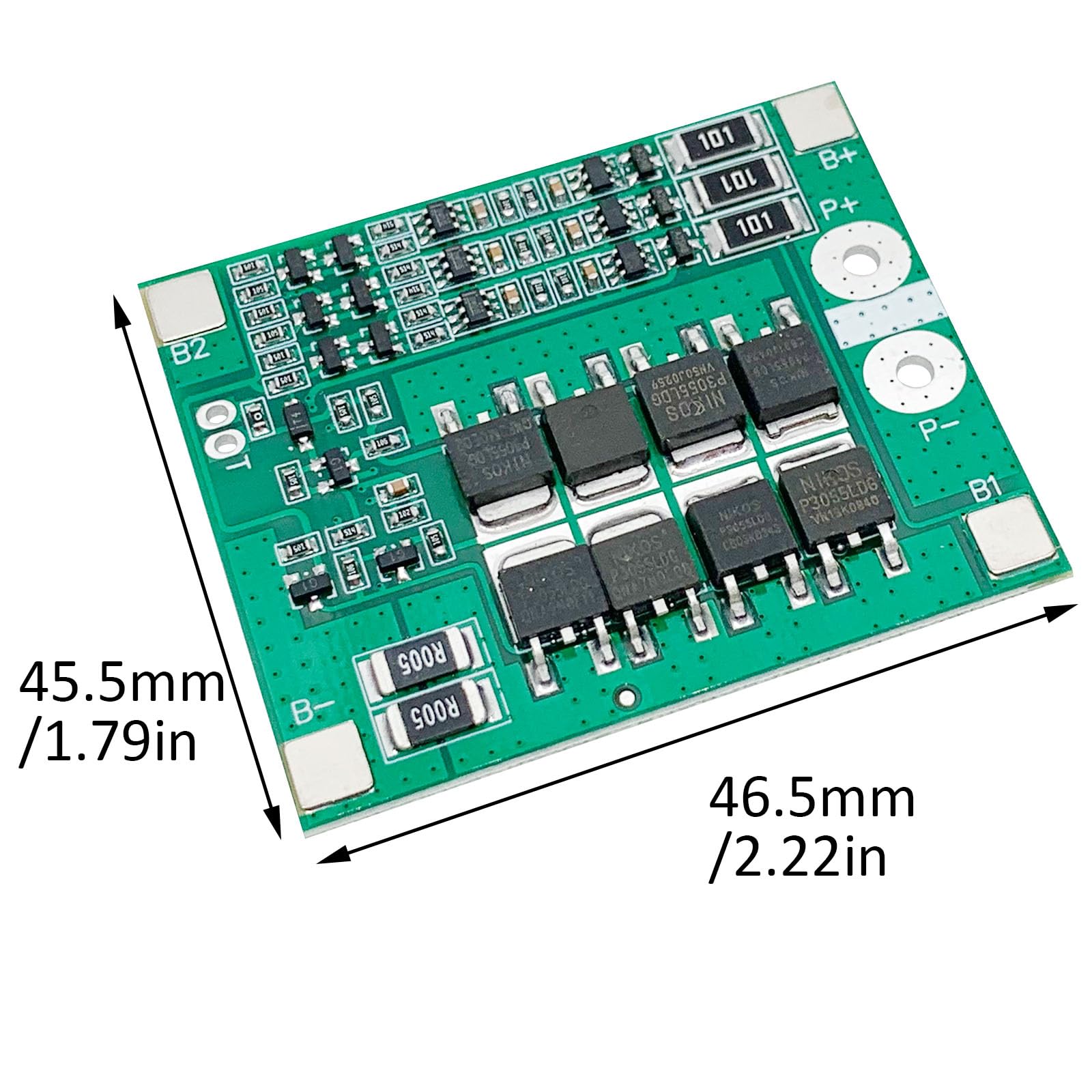 Cermant 2Pcs 3S 11.1V 12.6V 25A With Balance 18650 Li Ion Lithium Battery Pcb Protection Board With Over Charge Discharge Over C