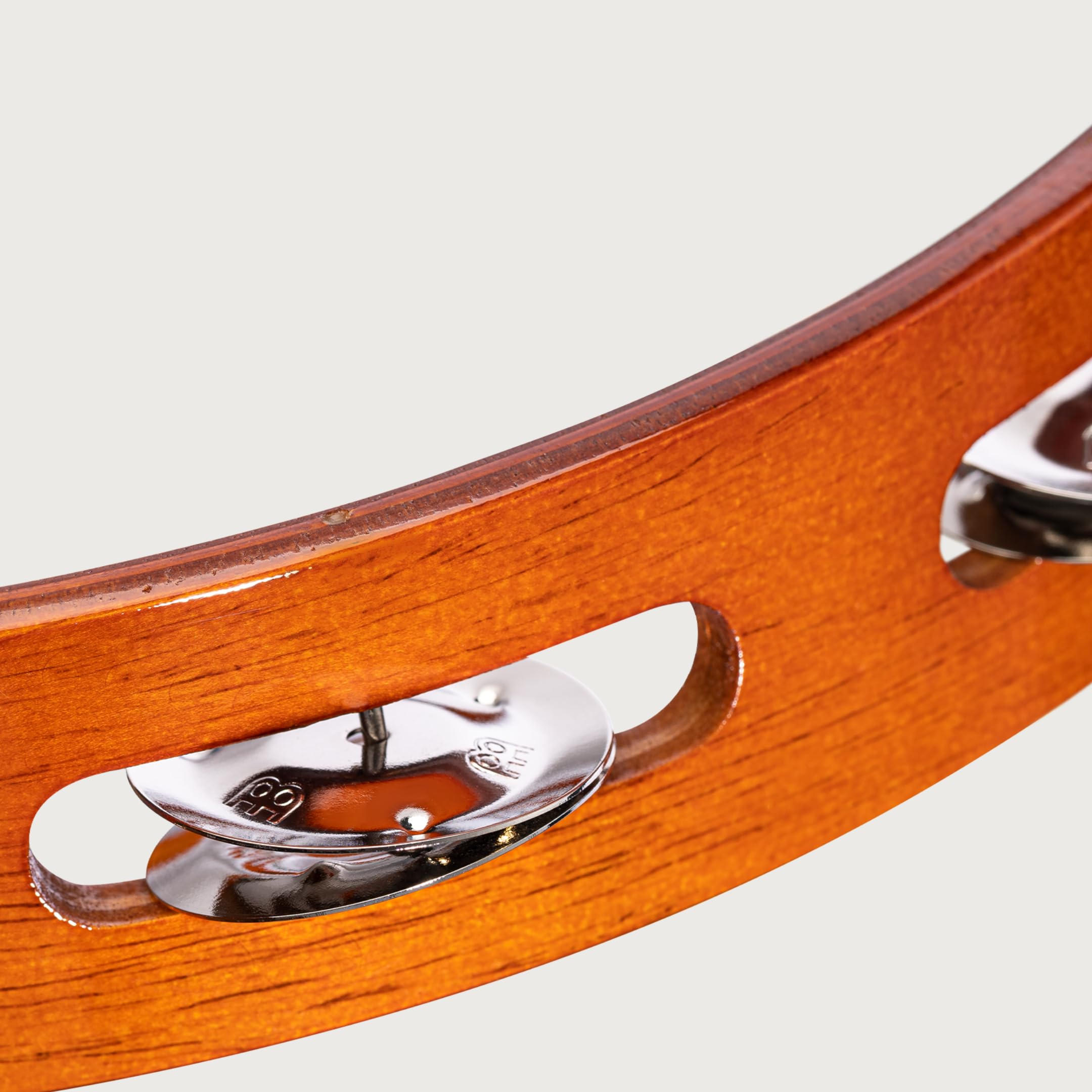 Meinl Percussion Traditional Wood Tambourine With Nickel Plated Steel Jingles, Single Row   Not Made In China   For All Musician