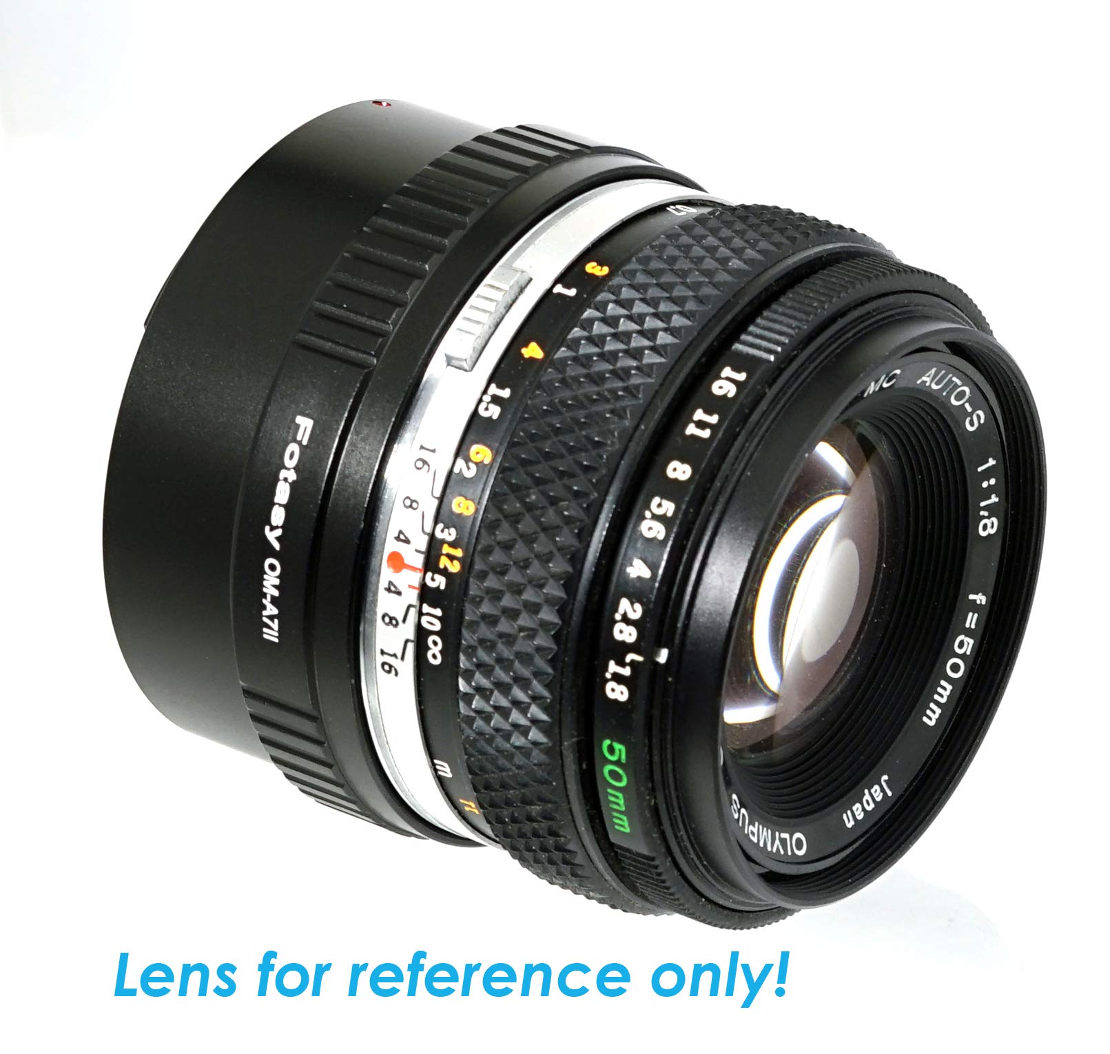 Fotasy Olympus Om Lens To E Mount Adapter, Om Fe Adapter, Om Adapter To Fe Mount, Compatible With Sony A7 A7R A7S Ii Iii Iv A9 A