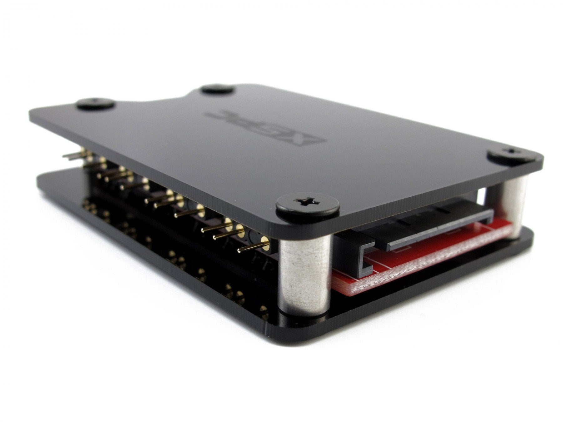 Xspc 8-Way 5V 3-Pin Rgb Fan Splitter, Black